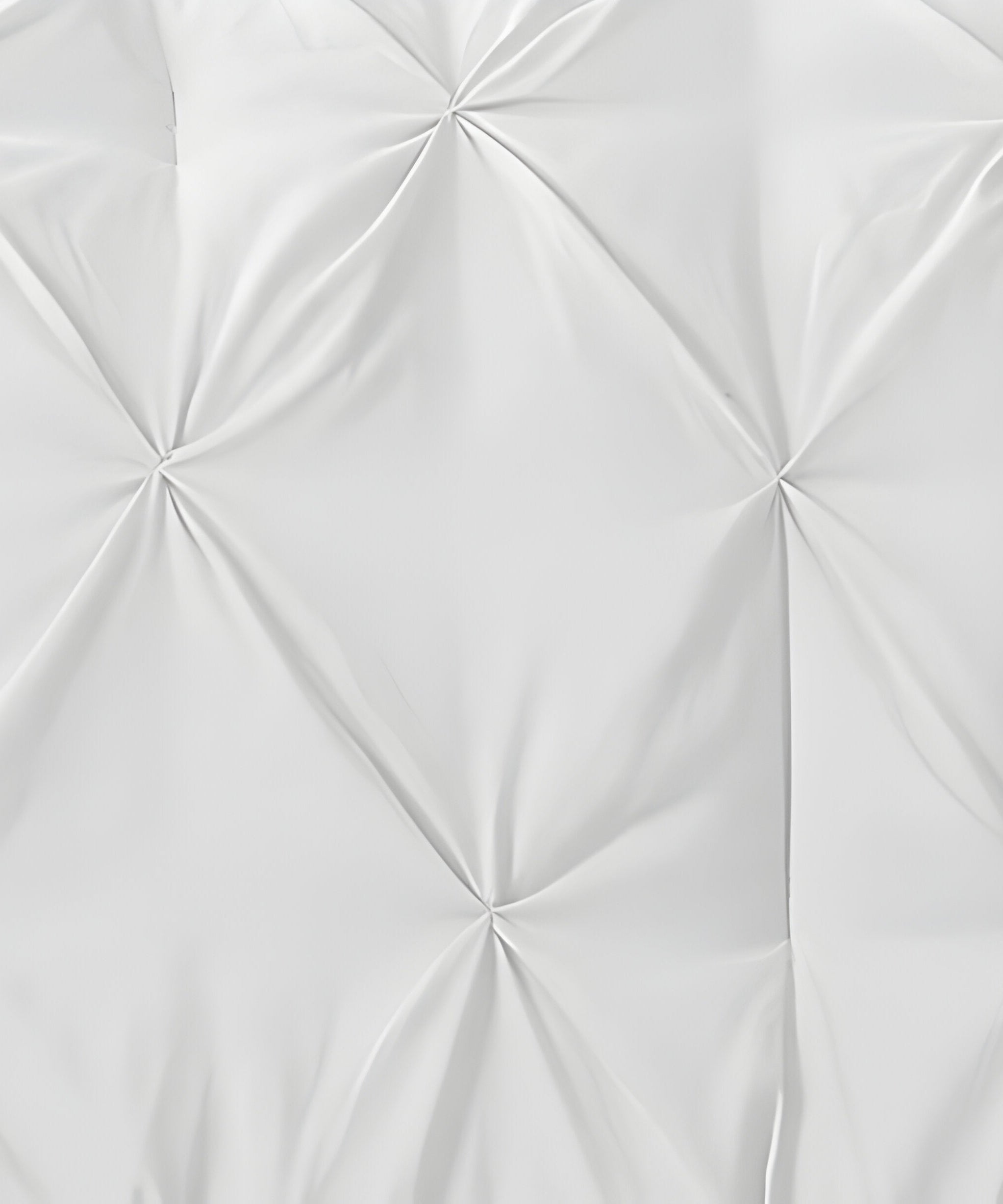 400TC Cotton Pintuck Sateen Solid Duvet Cover Set