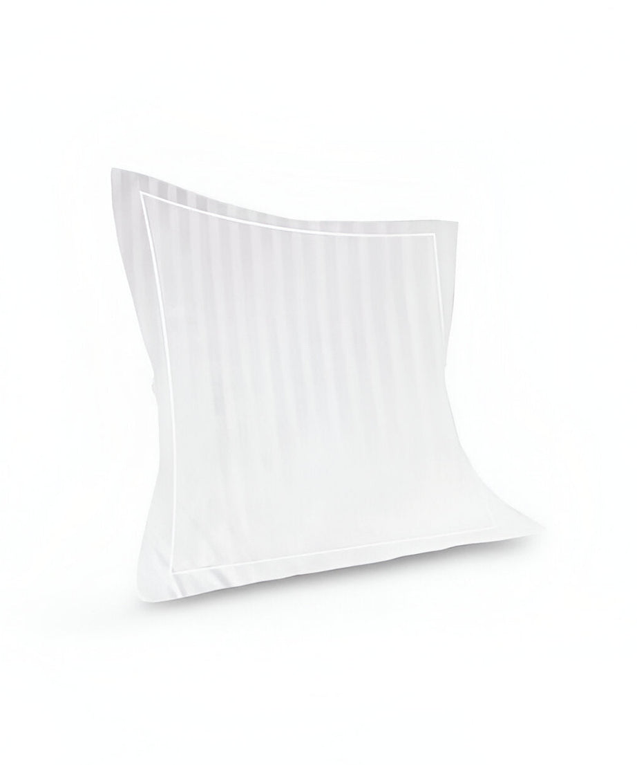 400TC Cotton Single Edge Embroidery Sateen Stripe Duvet Cover Set