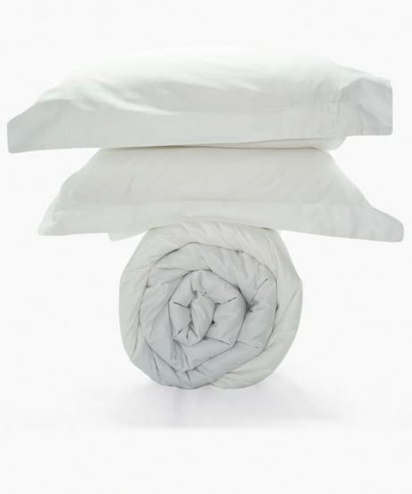 400TC Cotton Wrinkle-Free Sateen Solid Duvet Cover Set