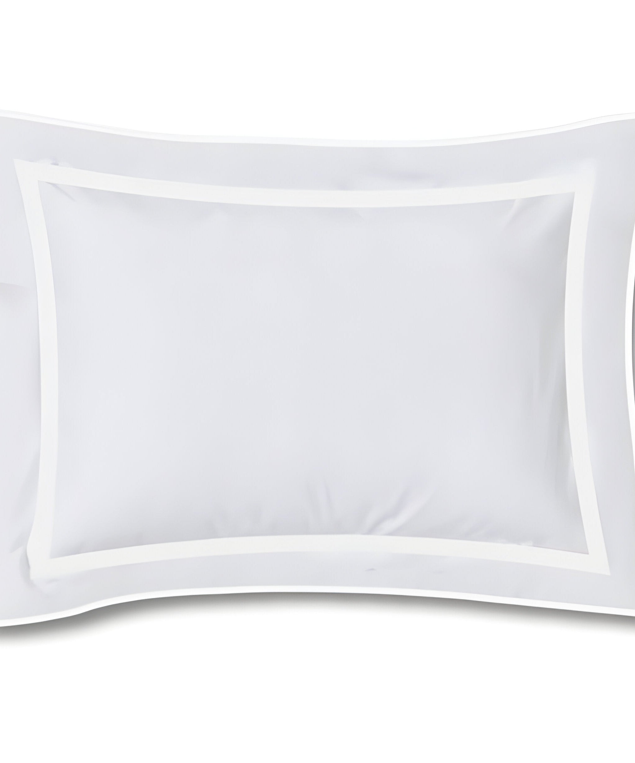 400TC Embroidery & Border Cotton Sateen Solid Duvet Cover Set