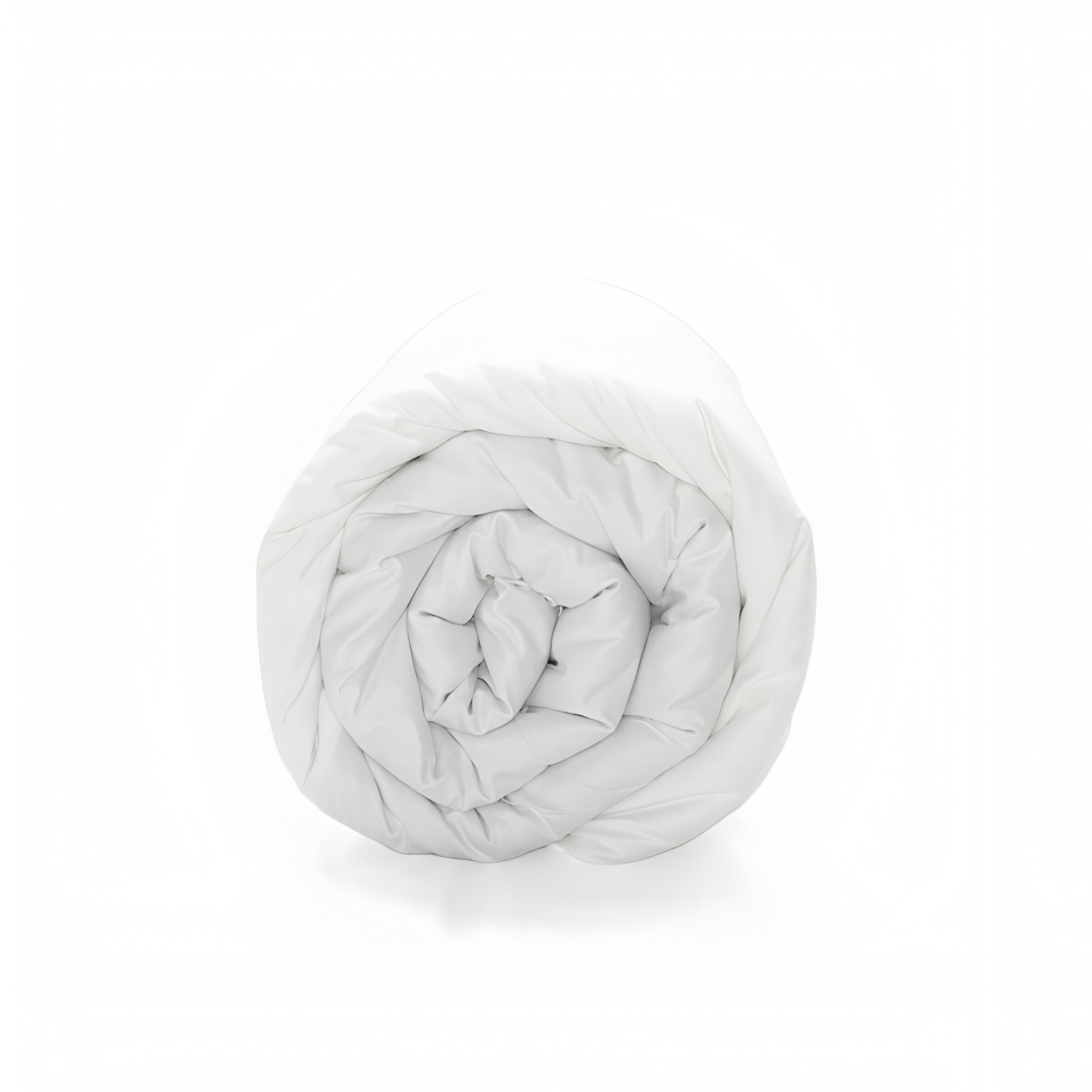 400TC Sateen Solid Cotton Round Duvet Cover Set