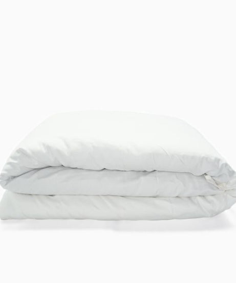 400TC Cotton Wrinkle-Free Sateen Solid Duvet Cover Set