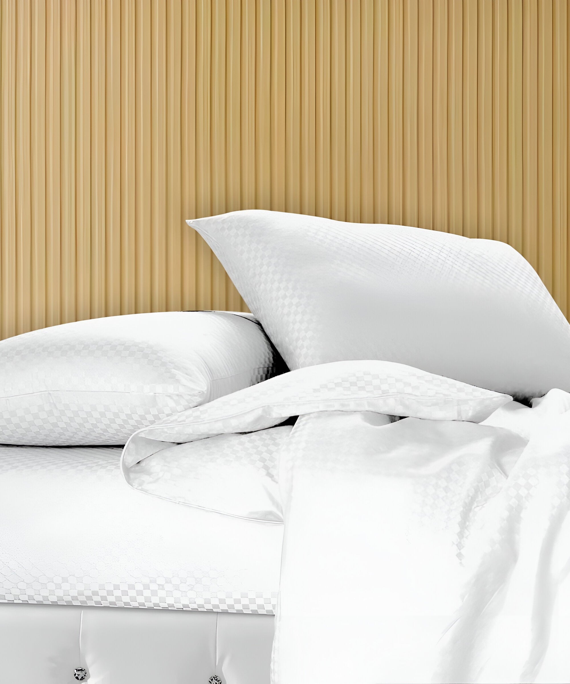 400TC Microcheck Duvet Cover Set