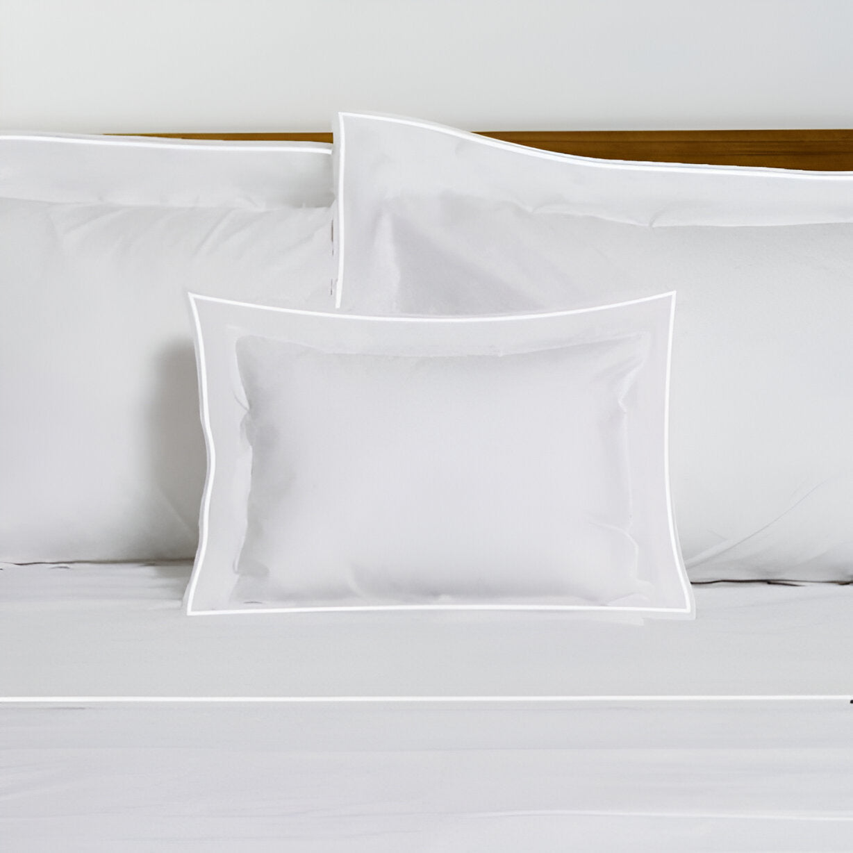 400TC Embroidery Cotton Sateen Solid Duvet Cover Set