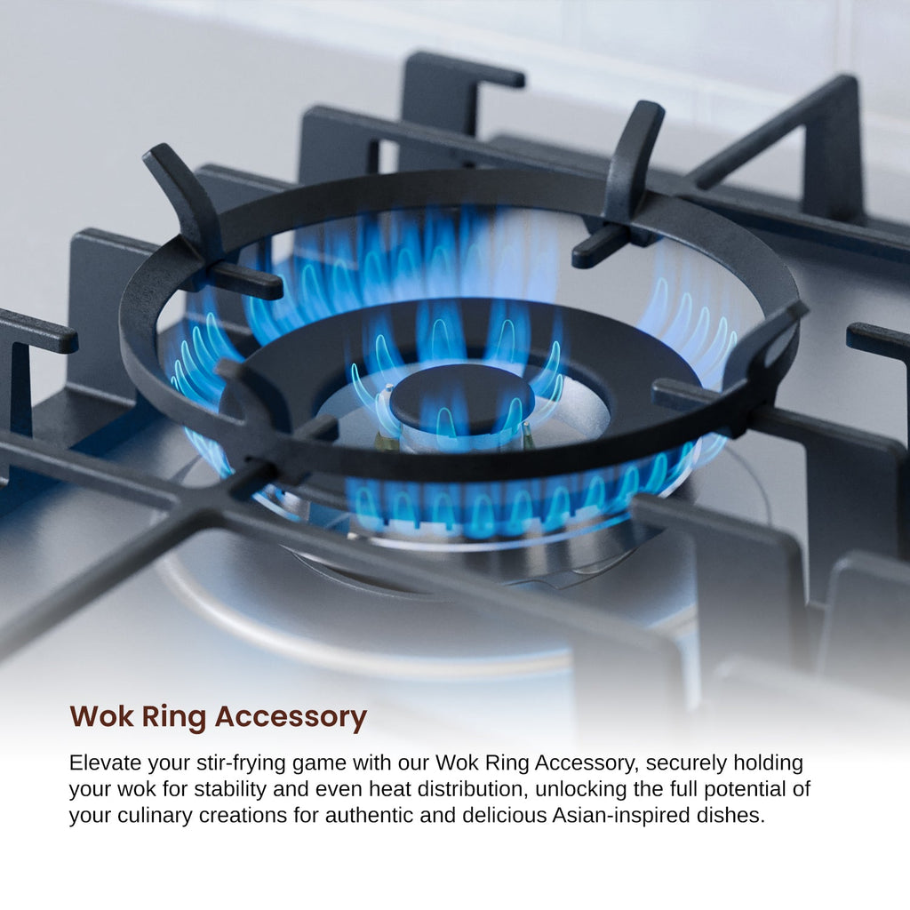 Rangaire 30" Gas Cooktop 5 Burners Stainless Steel RCG301S