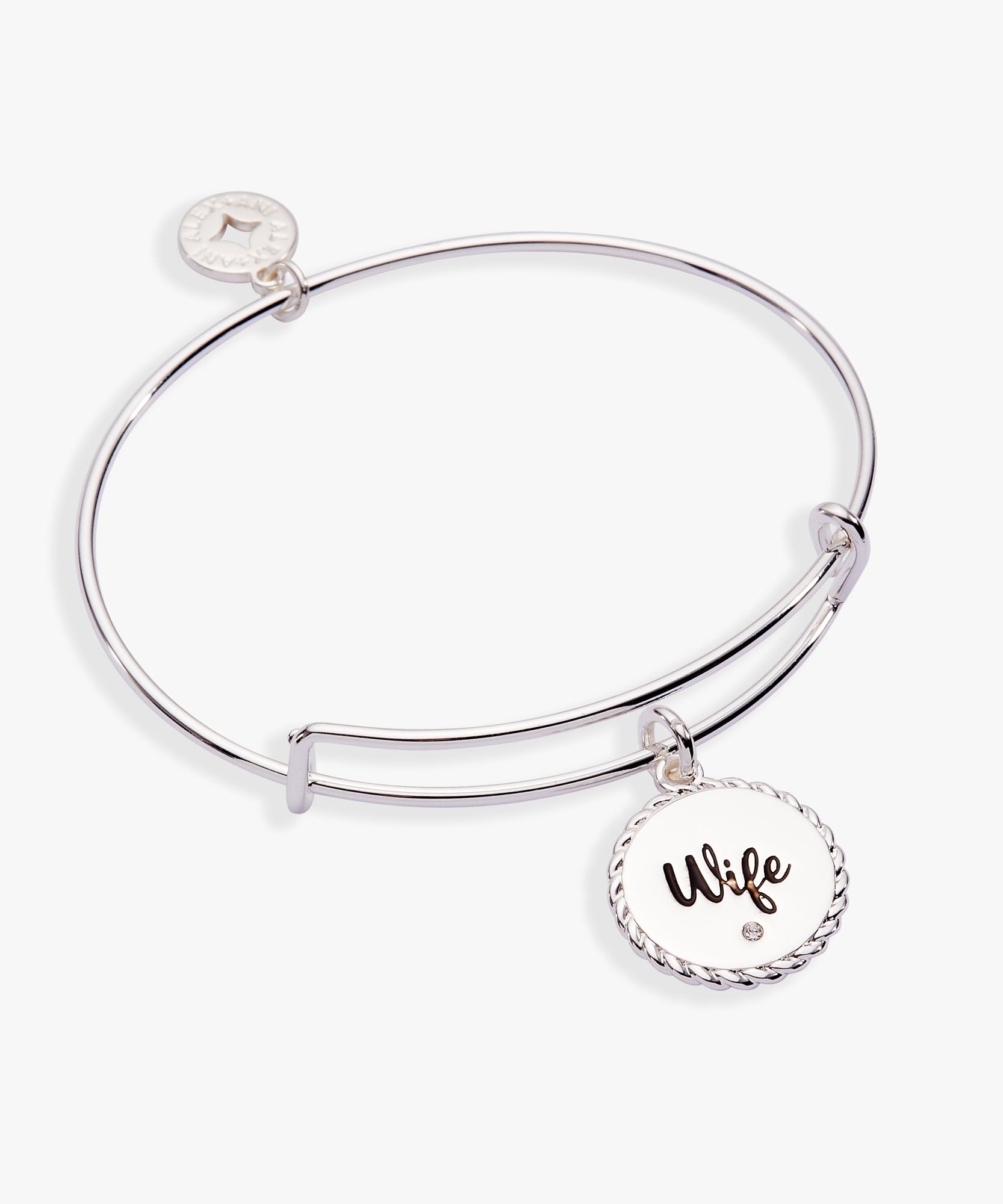 Wife 'True Love Stories Never Have Endings' Charm Bangle