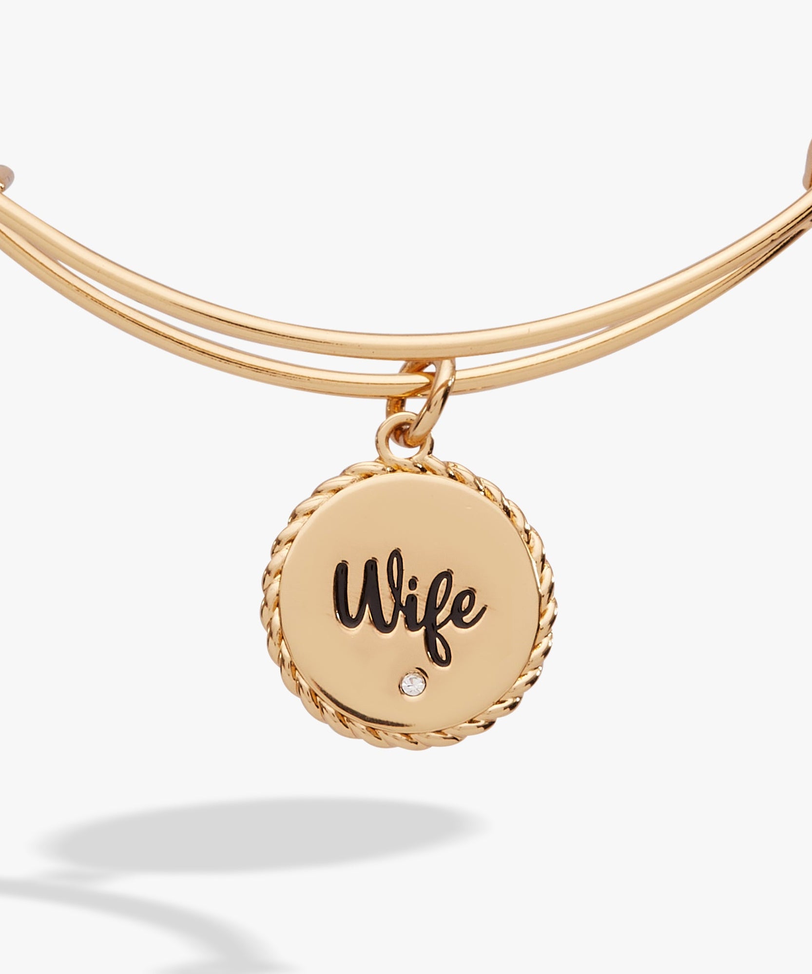 Wife 'True Love Stories Never Have Endings' Charm Bangle