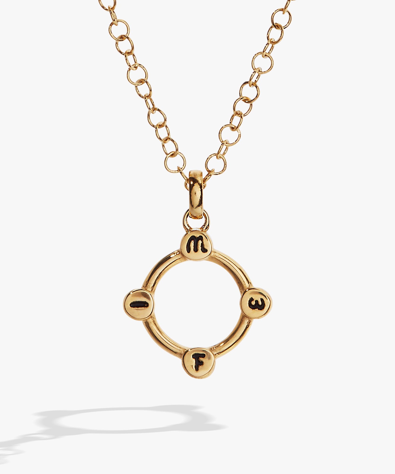 Wife Hidden Message Acrostic Necklace
