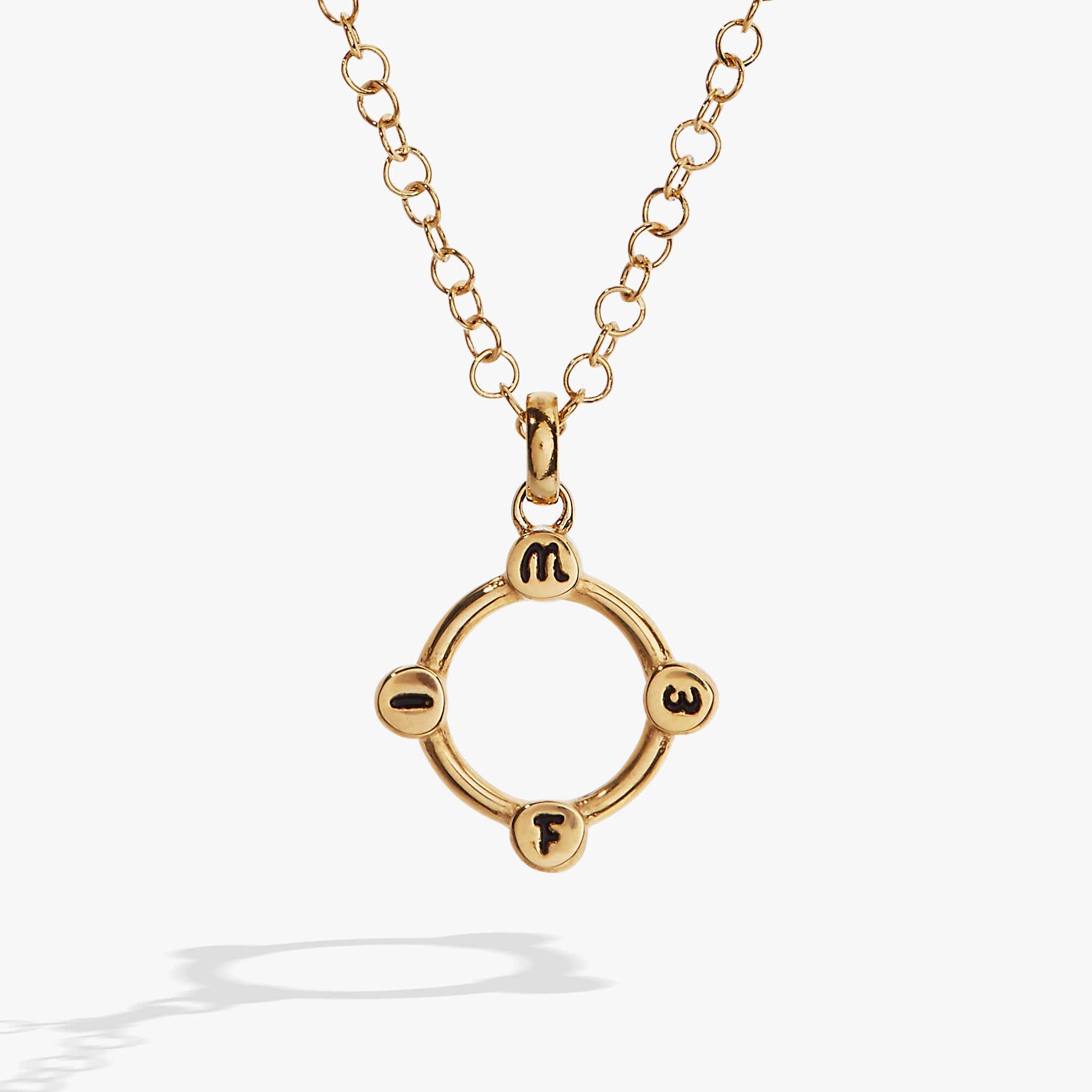 Wife Hidden Message Acrostic Necklace