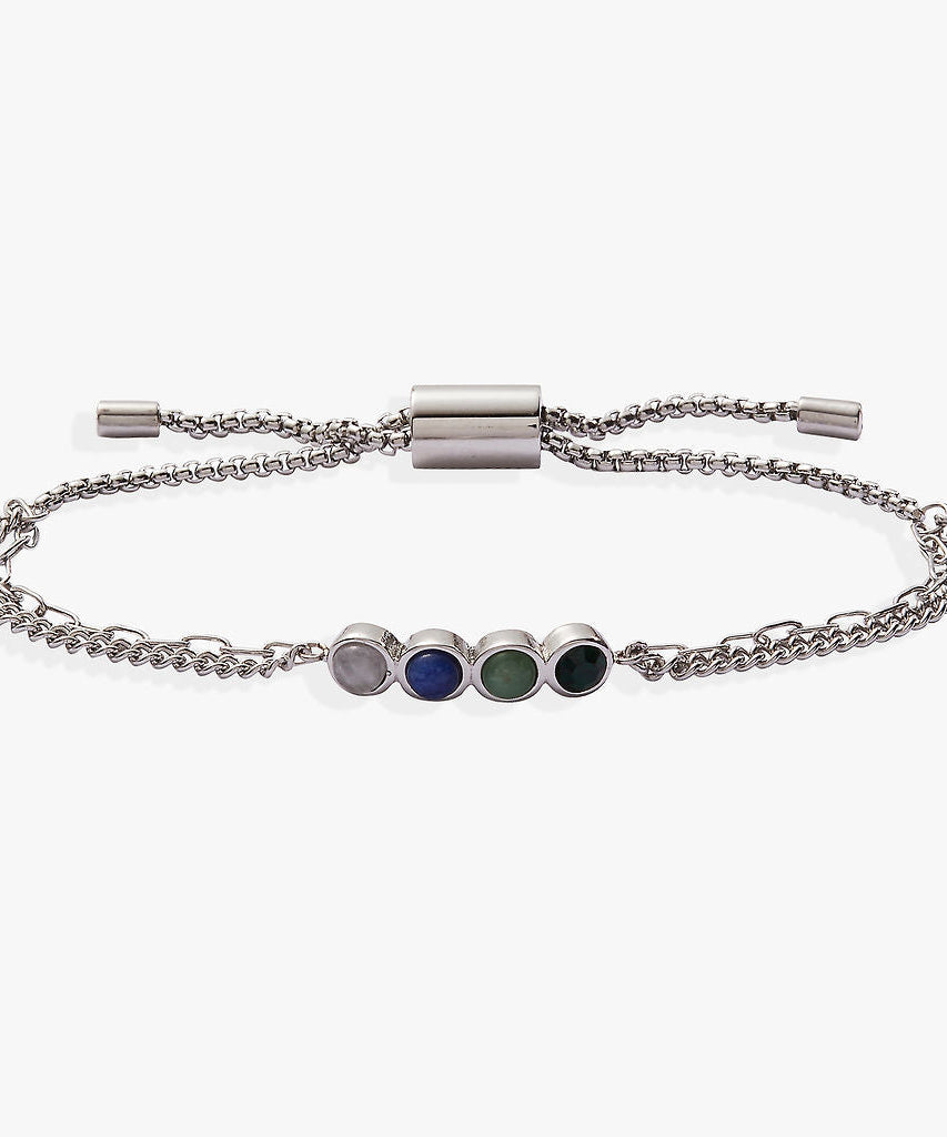 Wife Hidden Message Acrostic Bolo Bracelet