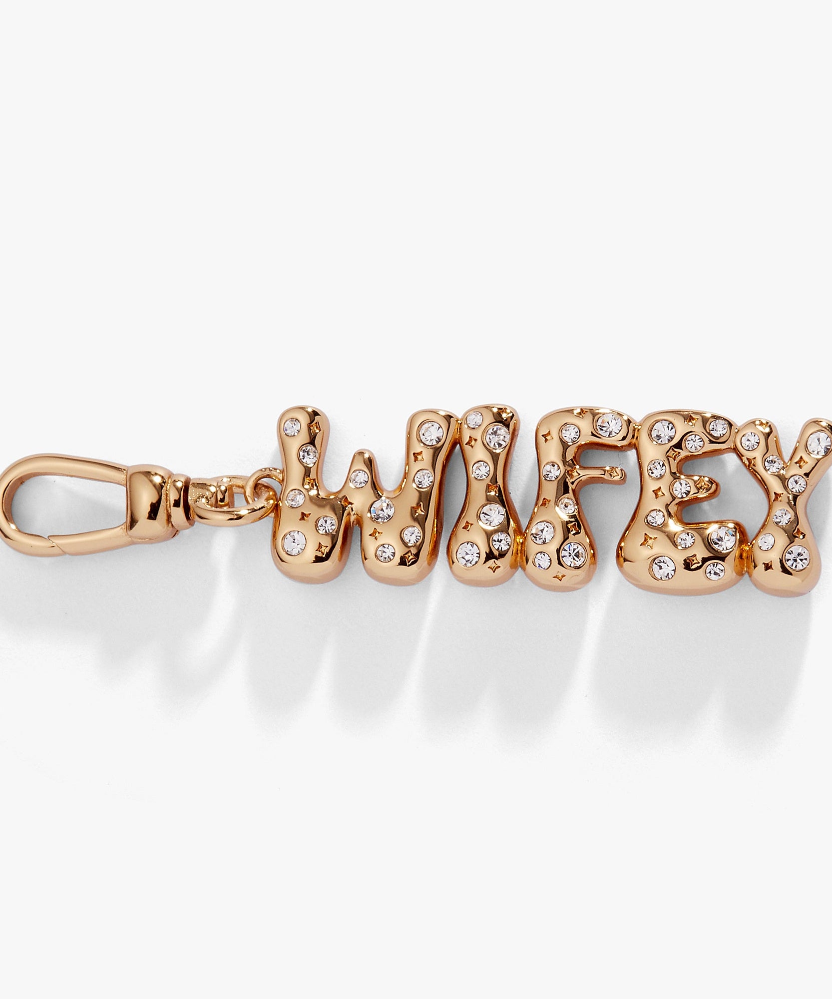 'Wifey' Bubble Crystal Clip Charm