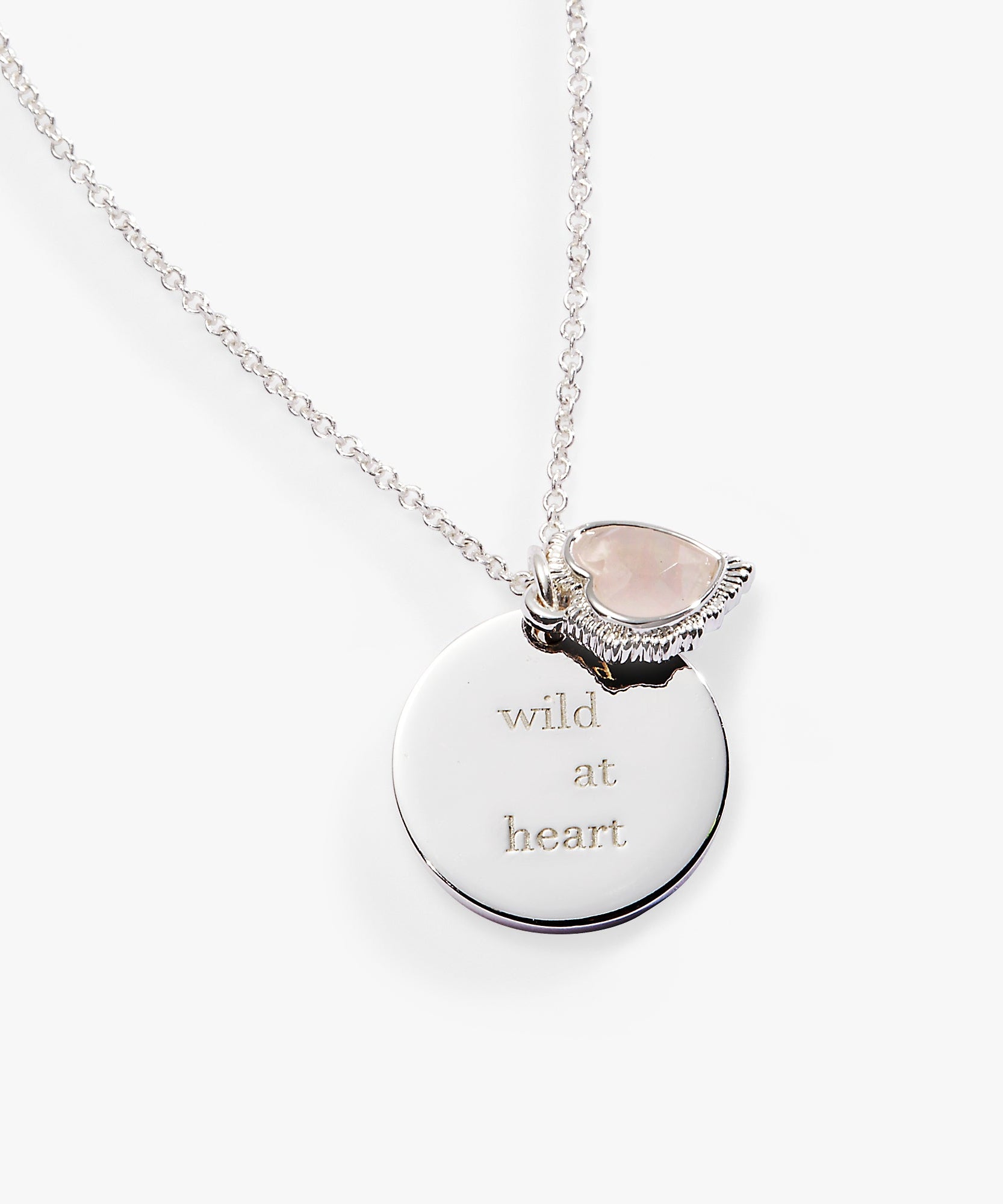 “Wild at Heart” Duo Charm Pendant Necklace