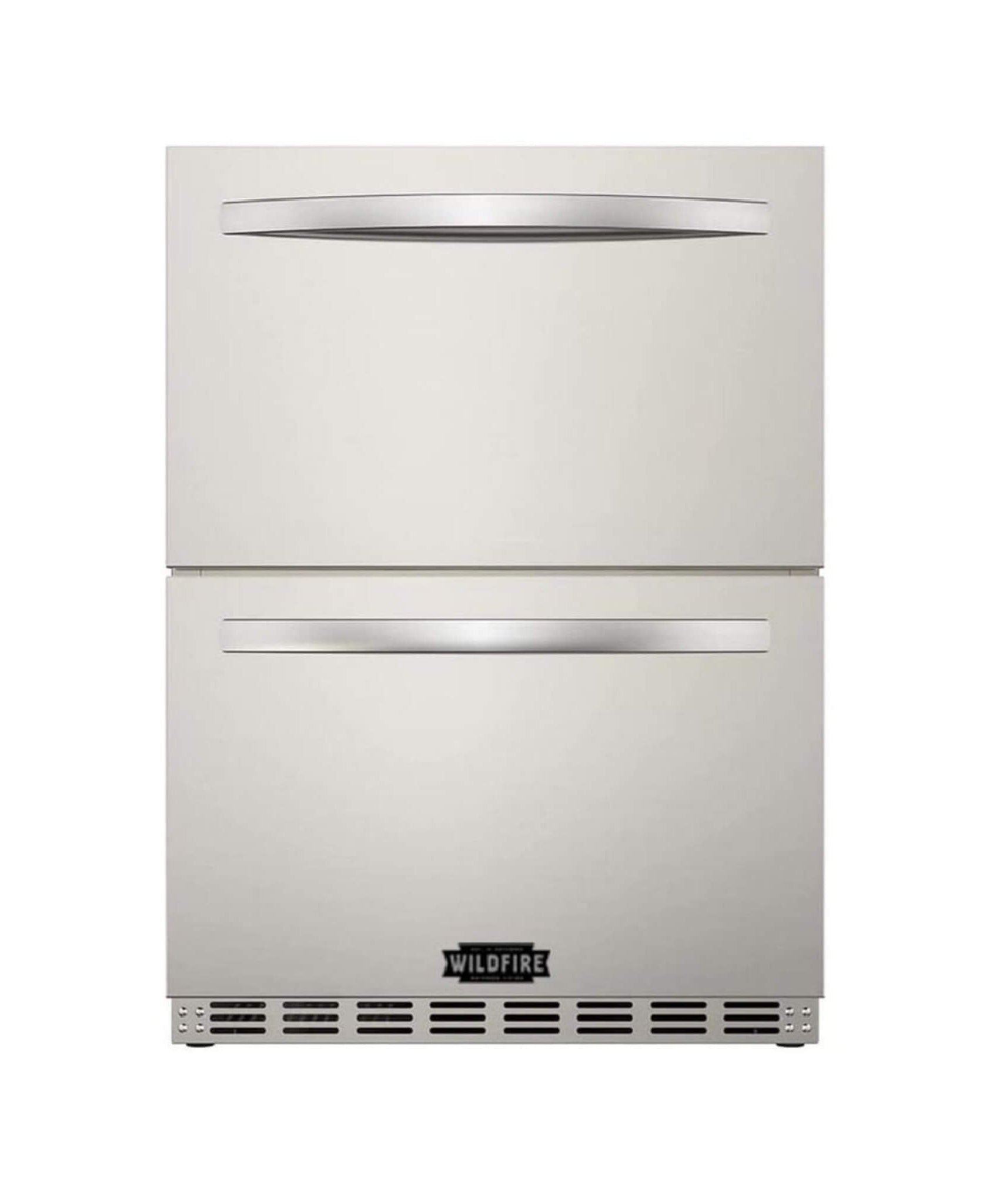 Wildfire Outdoor Living 24-Inch Dual Drawer Door Stainless Steel Outdoor Kitchen Fridge With 5.3 Cubic Feet Capacity [WFRDD24] (SAK50832)