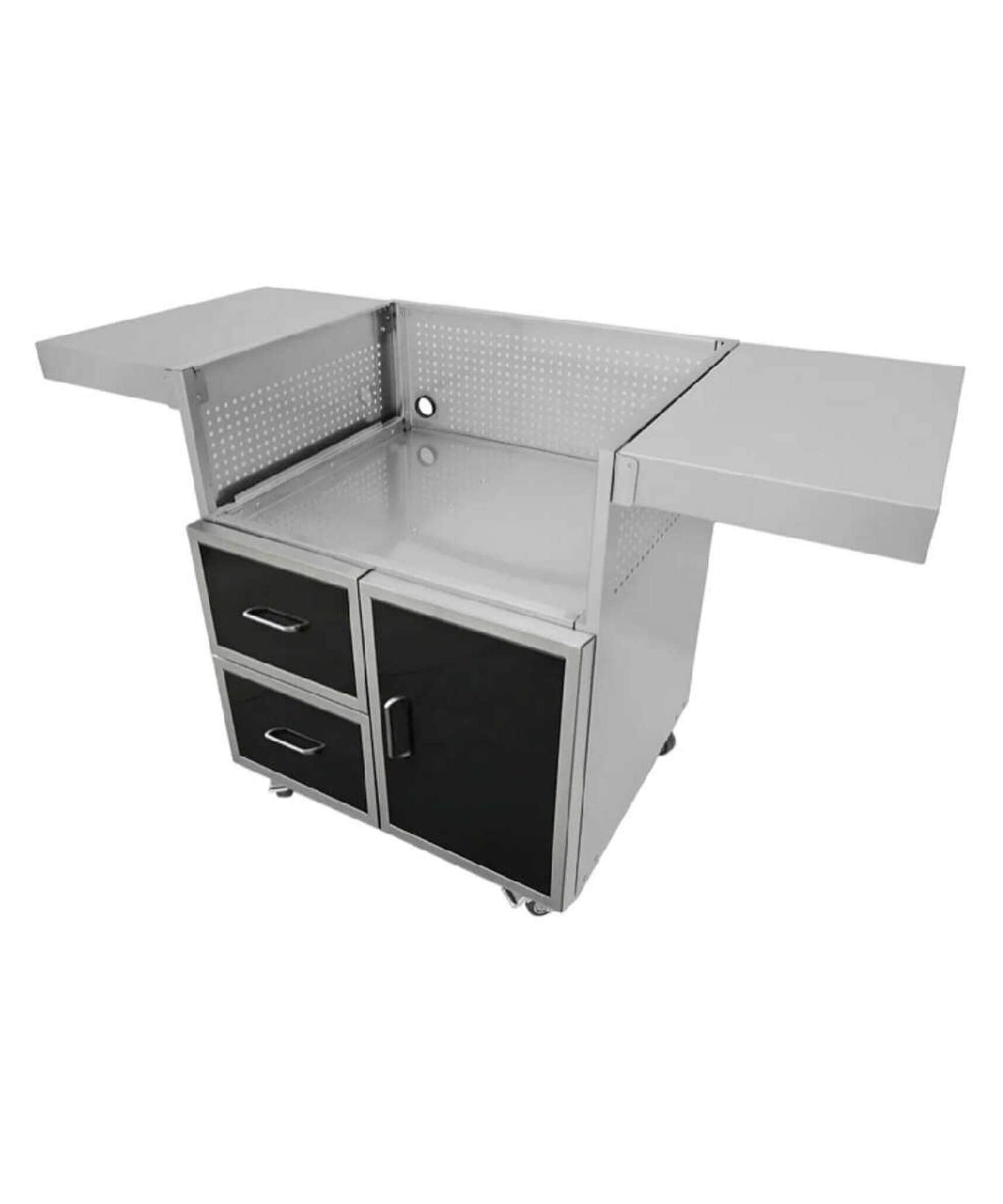 Wildfire Outdoor Living Black Stainless Steel Outdoor Grill Cart (SAK98231)