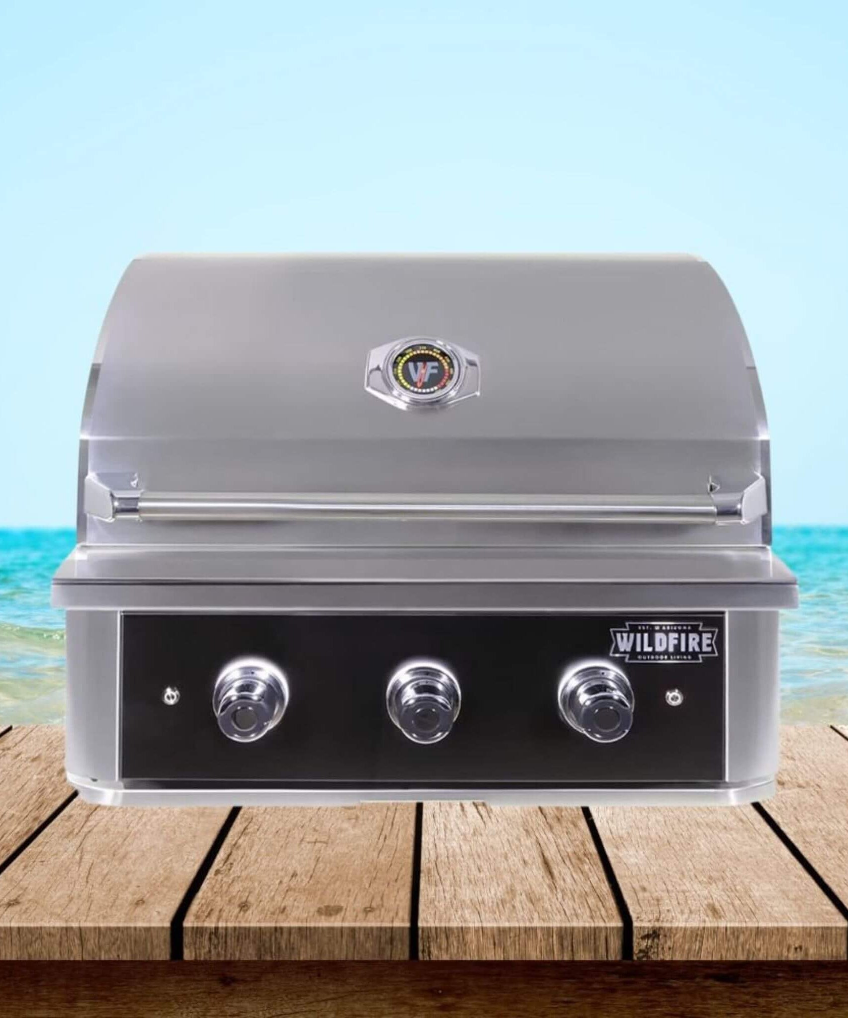 Wildfire Outdoor Living Ranch Pro 30-Inch 304 Stainless Steel Grill [WFPRO30G-BSS/SS] (SAK25374)