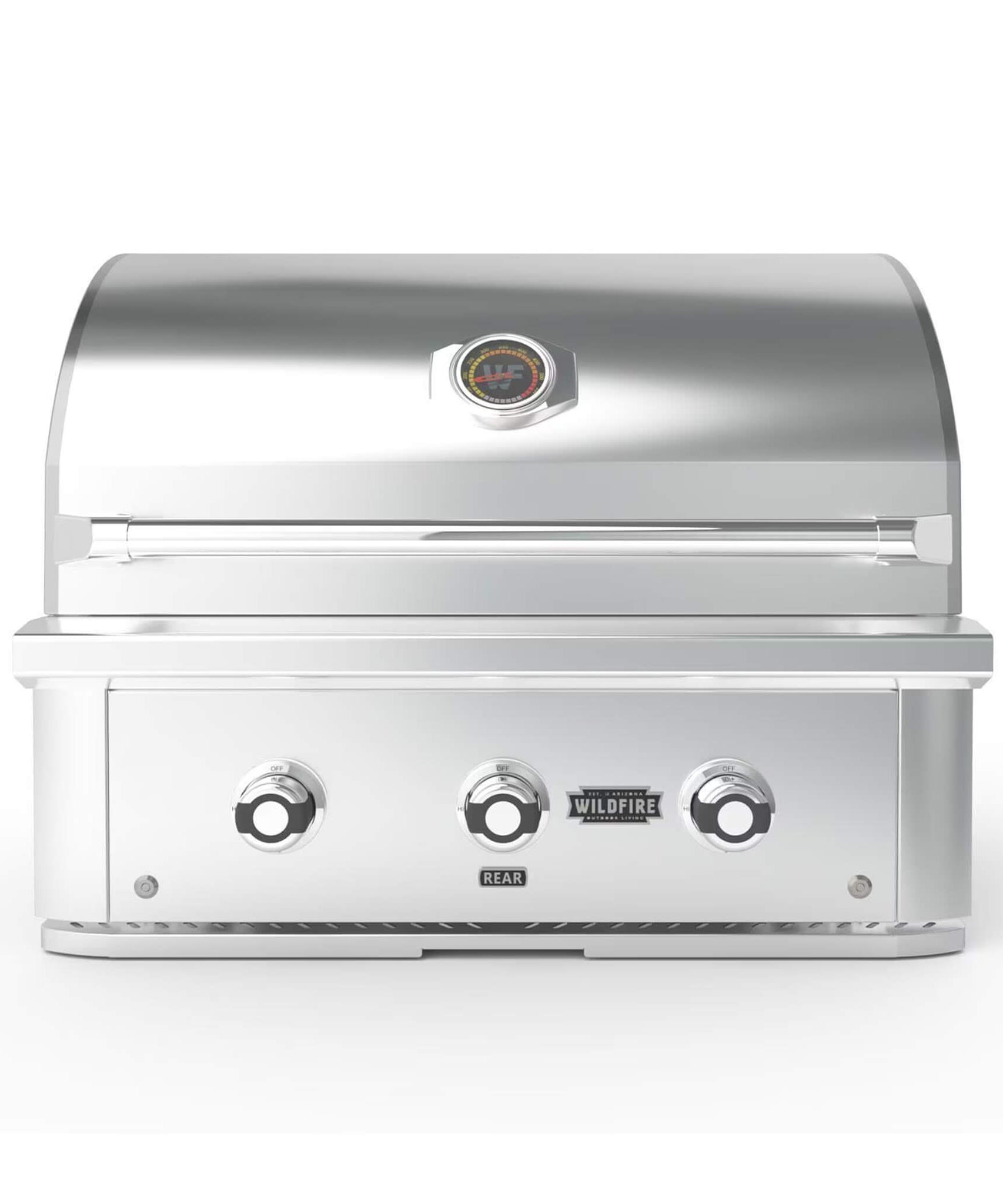 Wildfire Outdoor Living Ranch Pro 30-Inch 304 Stainless Steel Grill [WFPRO30G-BSS/SS] (SAK25374)
