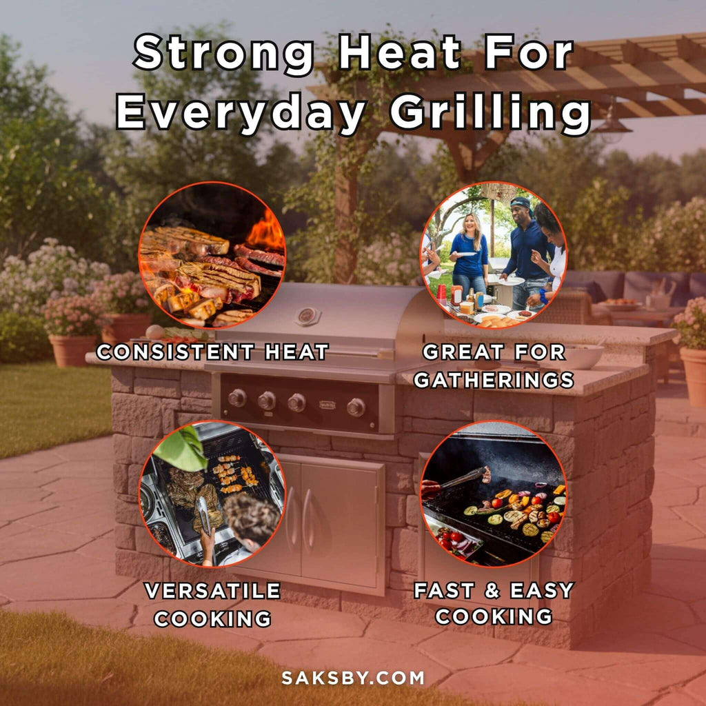 Wildfire Outdoor Living Ranch Pro 36-Inch 304 Stainless Steel Grill [WFPRO36G-BSS/SS] (SAK28346)