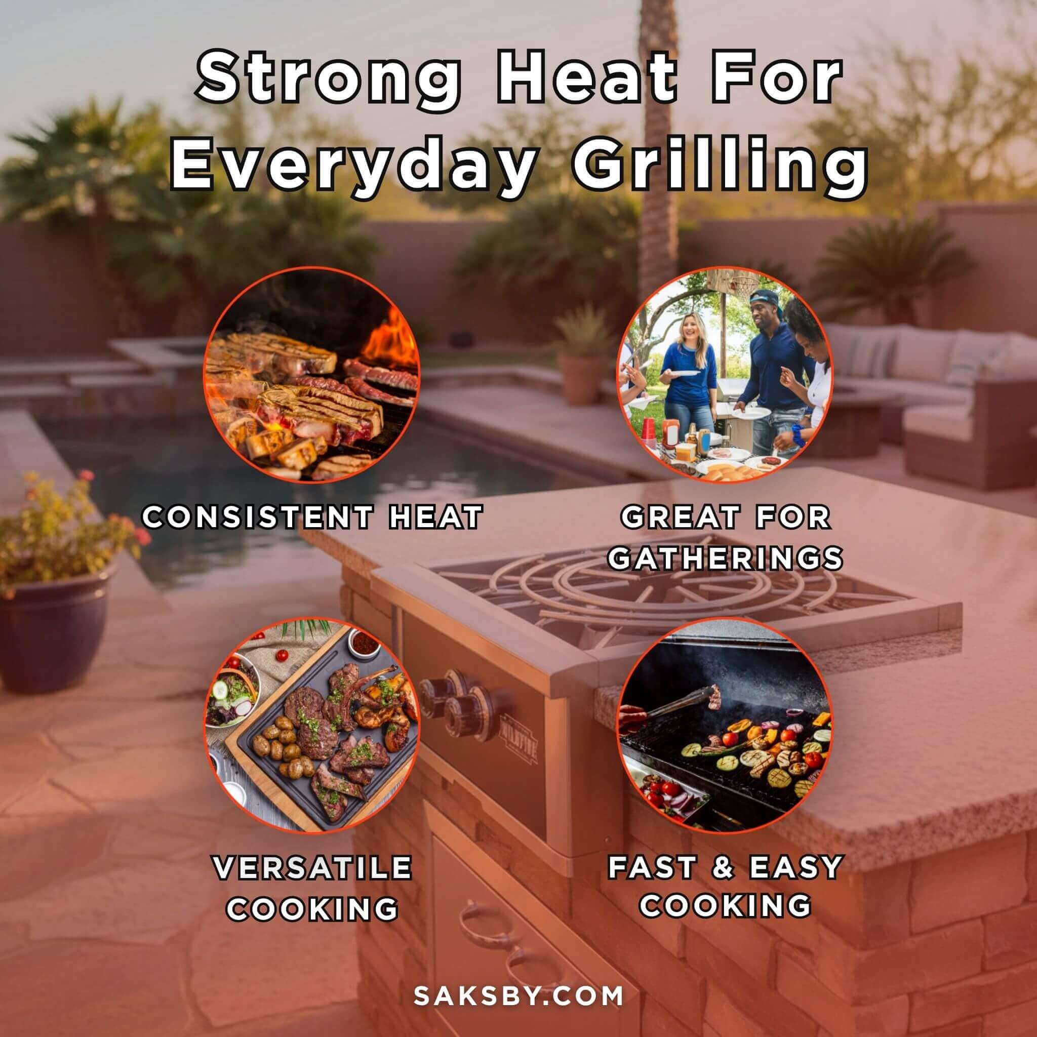 Wildfire Outdoor Living Ranch Pro 24-Inch Stainless Steel Power Burner [WFPOWBRN-BSS/SS] (SAK71537)