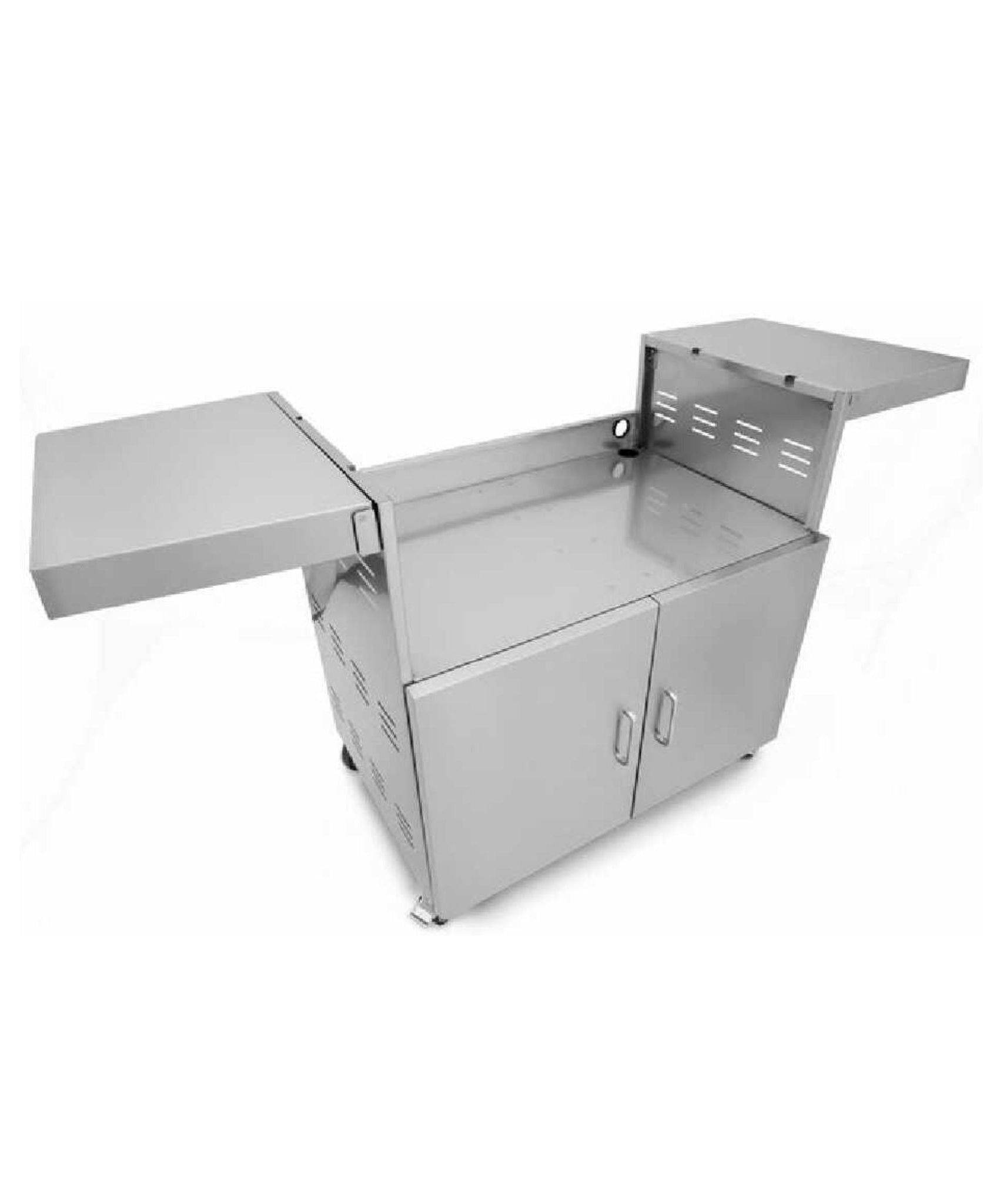 Wildfire Outdoor Living Stainless Steel Outdoor Grill Cart With Propane Tank Slide Out Door (SAK71546)