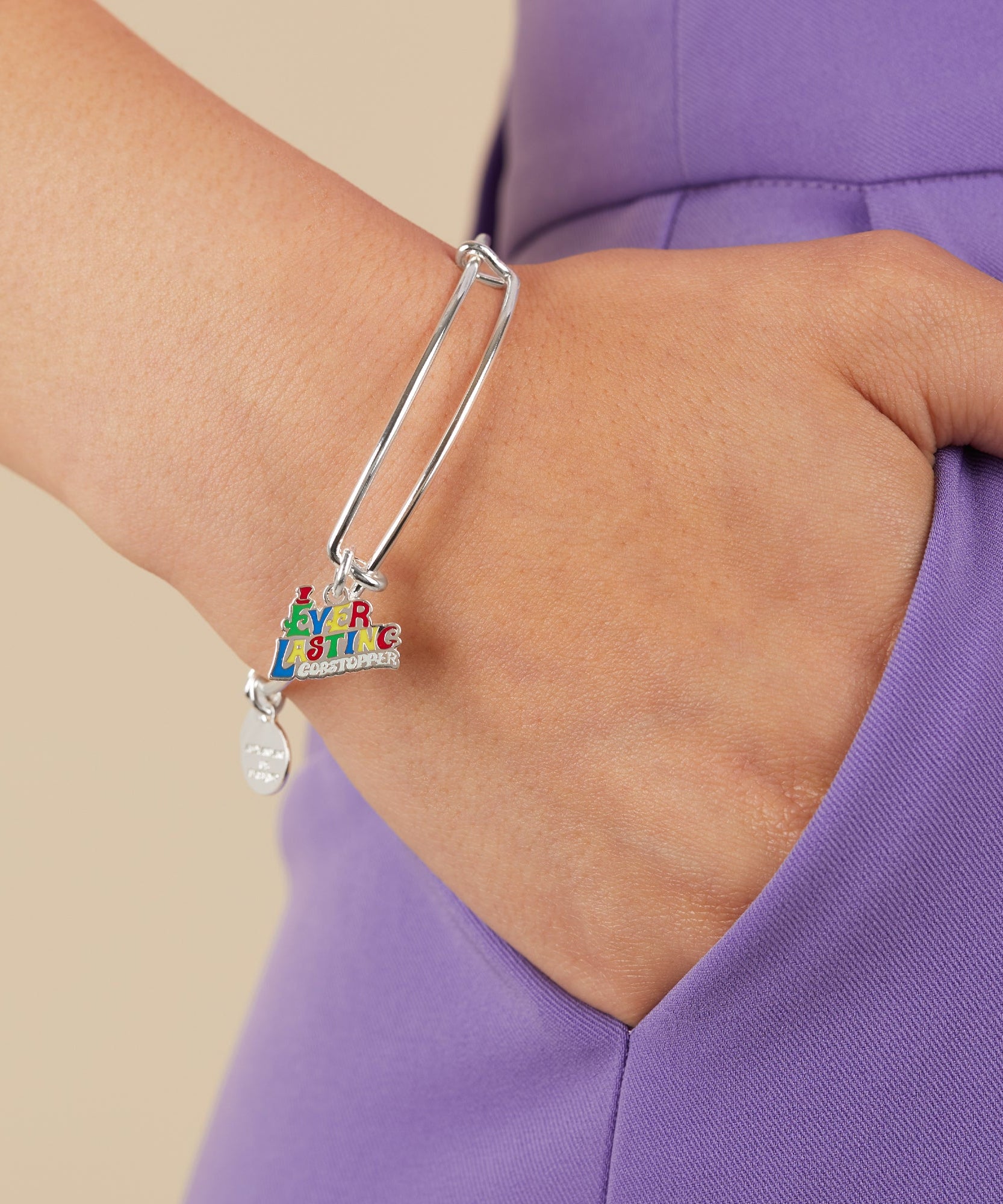 Willy Wonka 'Ever Lasting Gobstopper' Charm Bangle