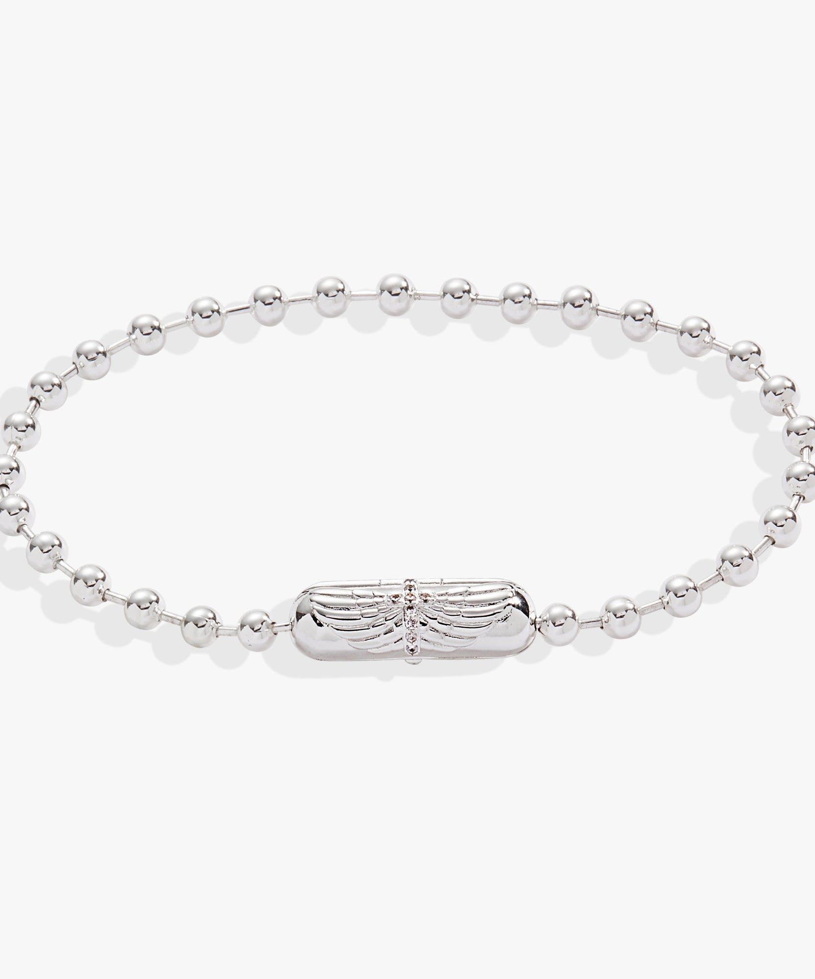 Wings with Cross Barrel Closure Bracelet