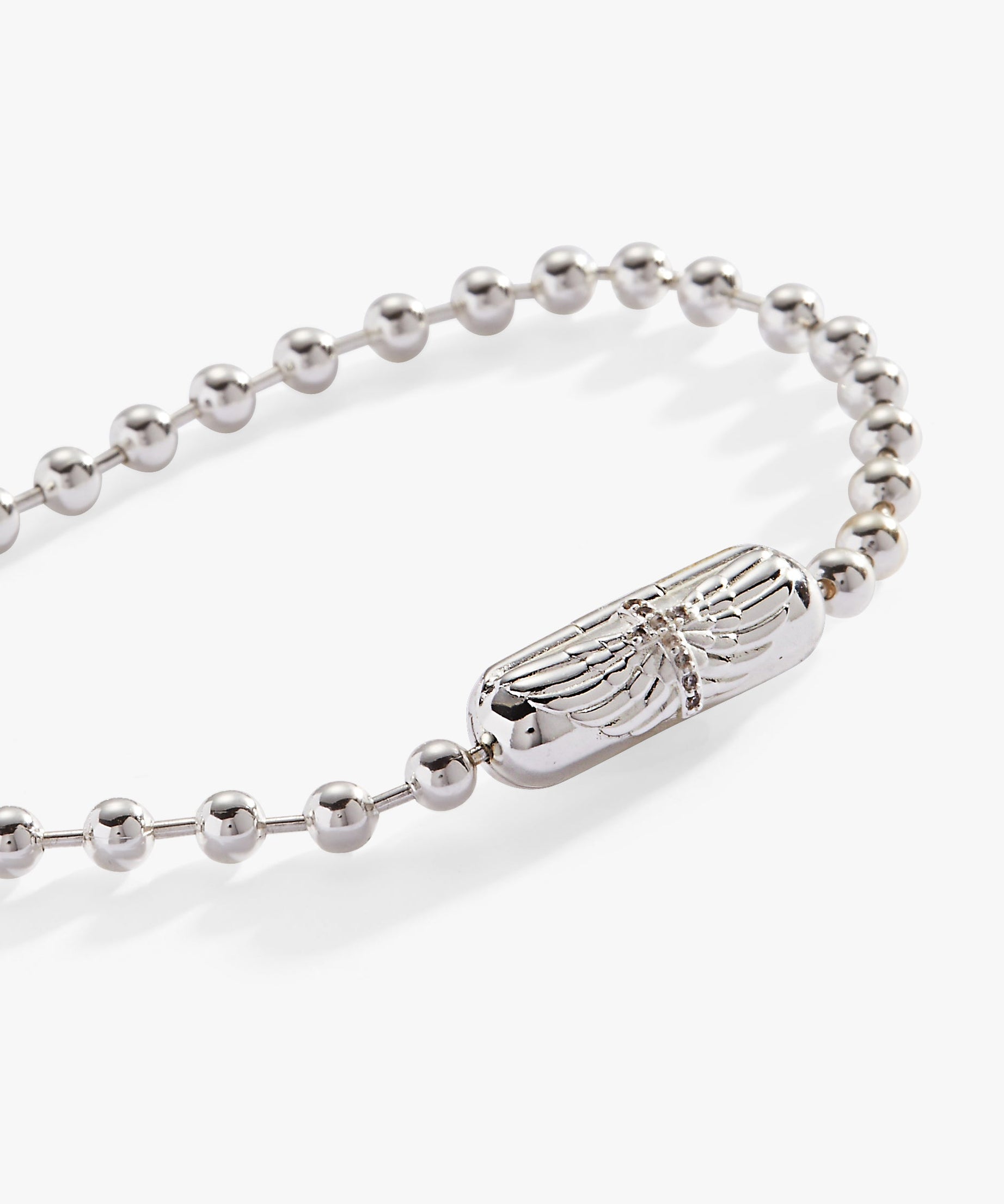 Wings with Cross Barrel Closure Bracelet