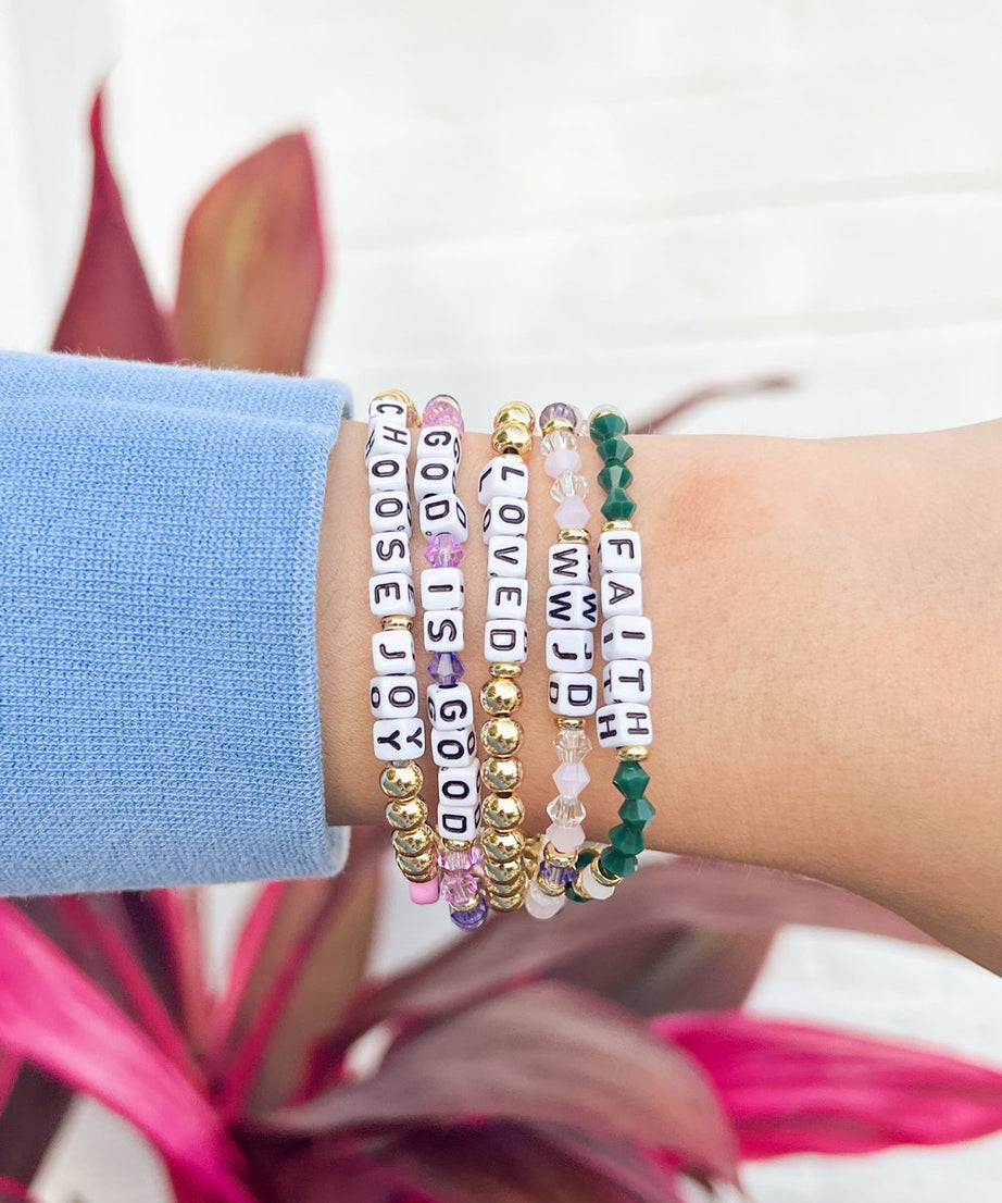 WWJD Letter Bracelet