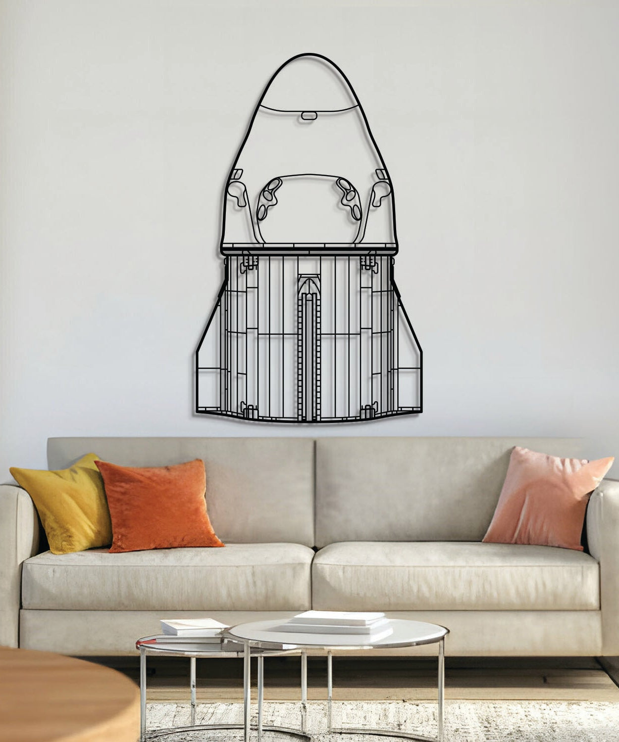 X Drachen Metallflugzeug Wandkunst - NCP0251
