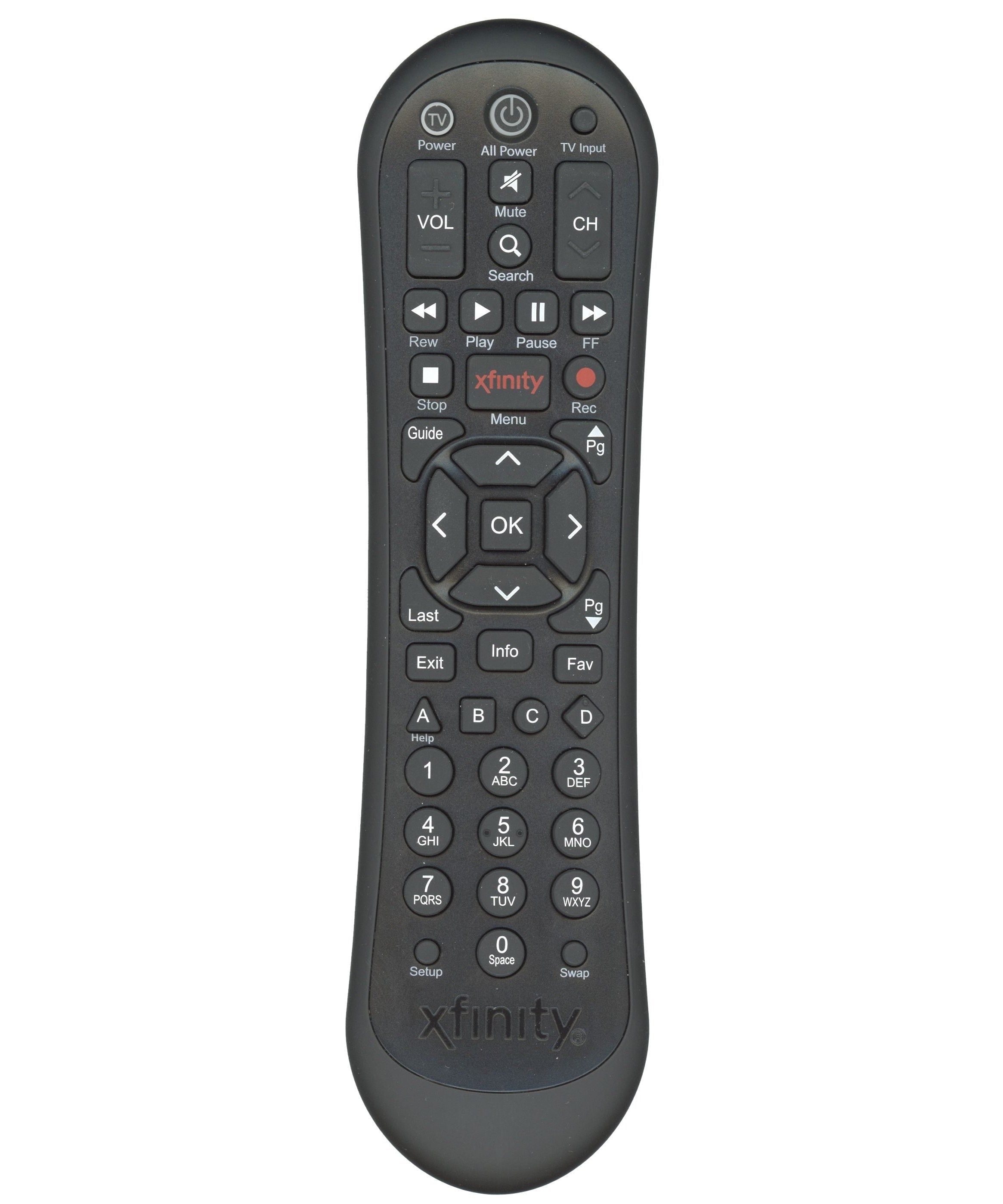 xfinity XR2 V3-R Digital TV Tuner Converter Remote Control - XR2 V3-R