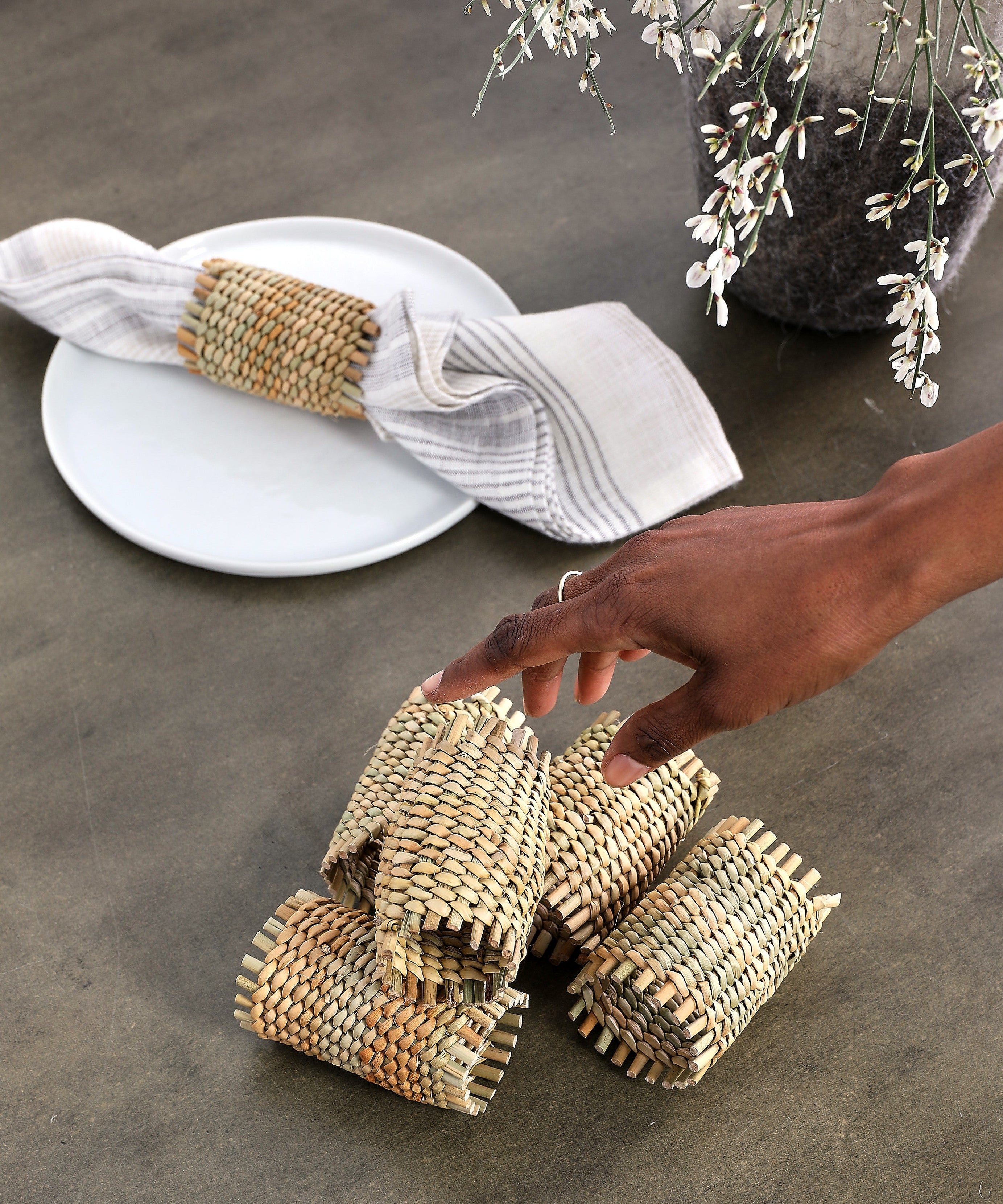 Xhosa Napkin Holders - Set of 4