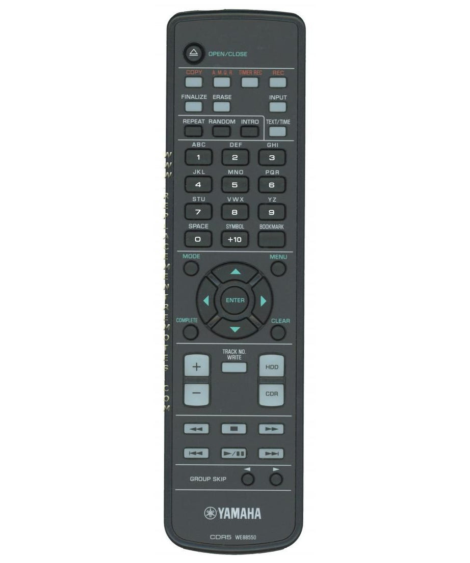Yamaha CDR5 CD Cassette Disk Remote Control - WE885500