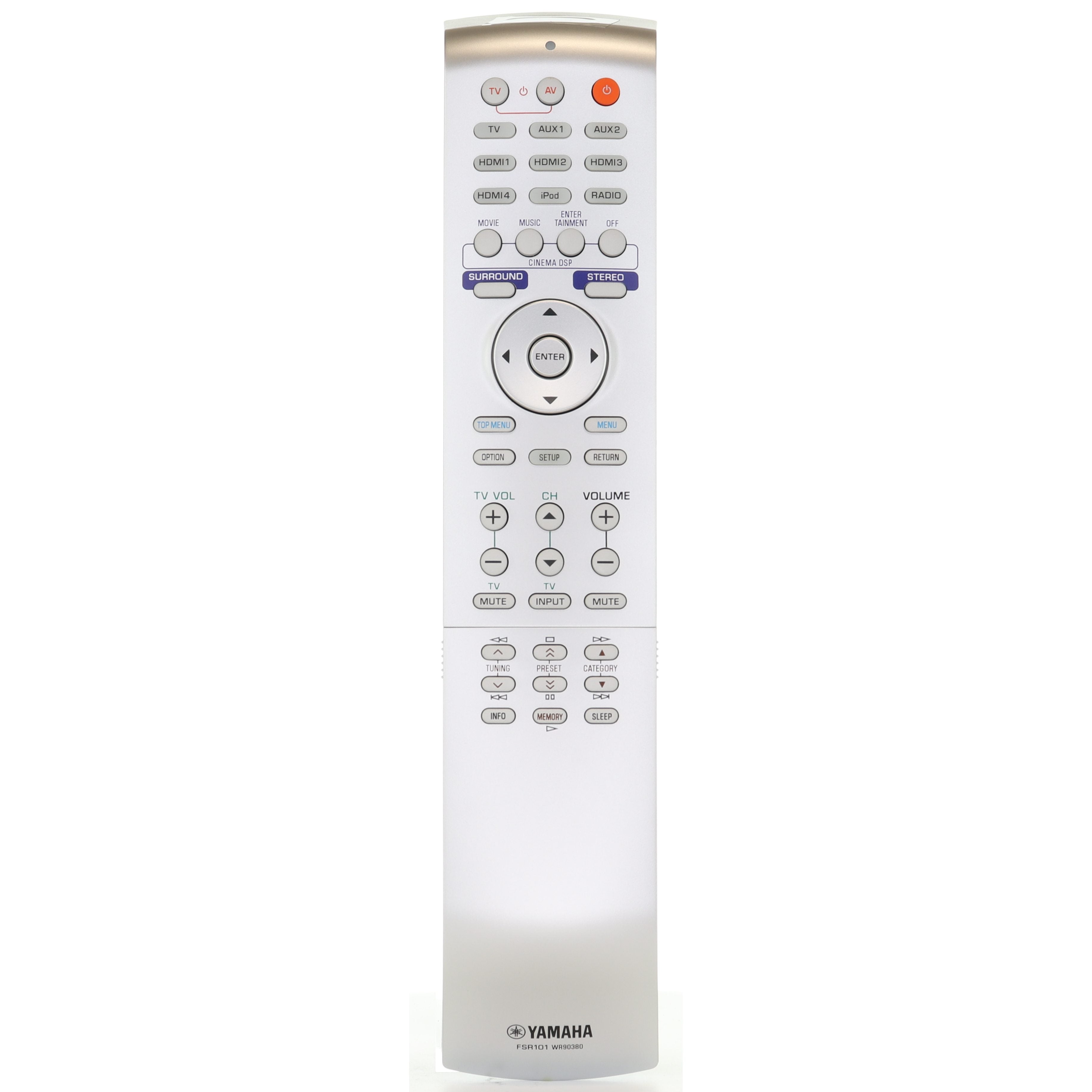 Yamaha FSR101 Digital Sound Projector Sound Bar Remote Control | YSP4100, YSP5100 - WR903800