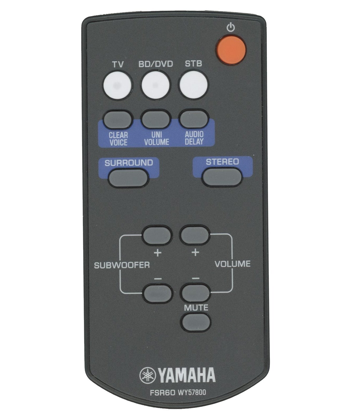 Yamaha FSR60 Sound Bar Remote Control