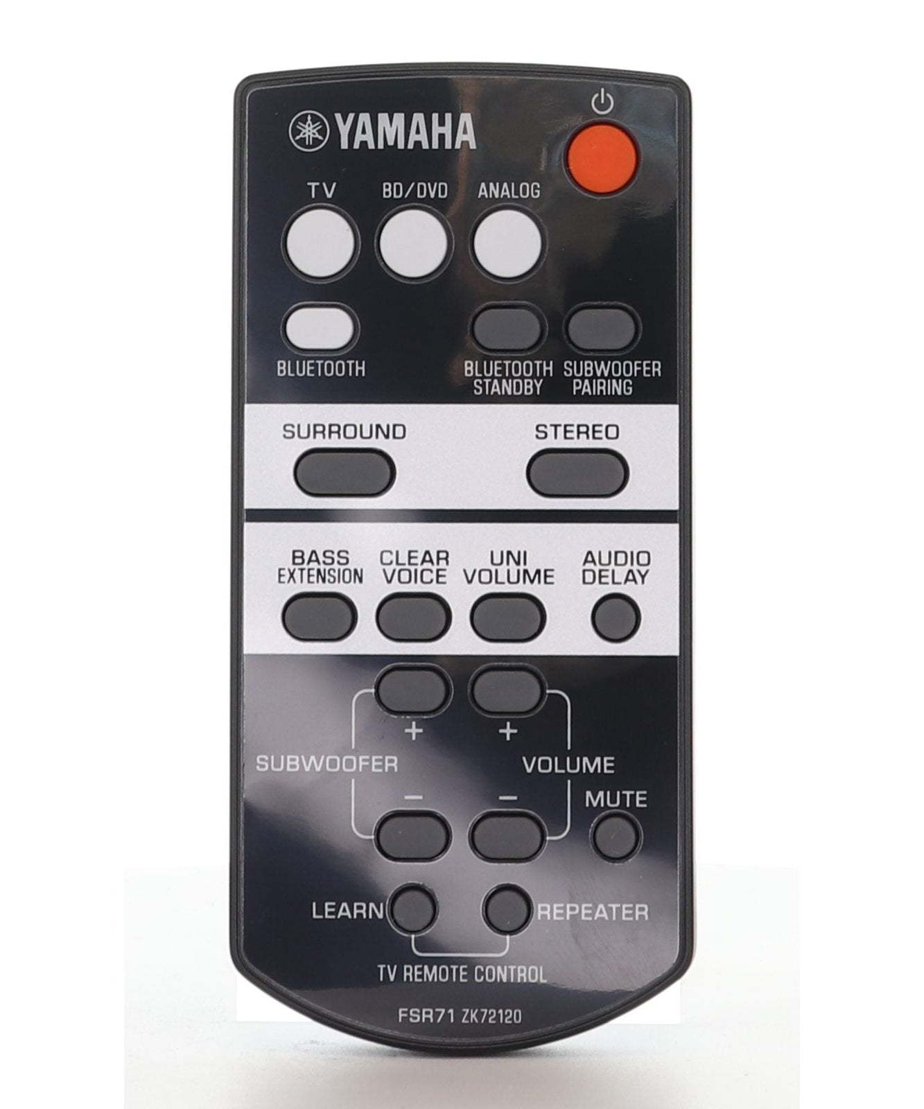 Yamaha FSR71 Sound Bar Remote Control - ZK721200