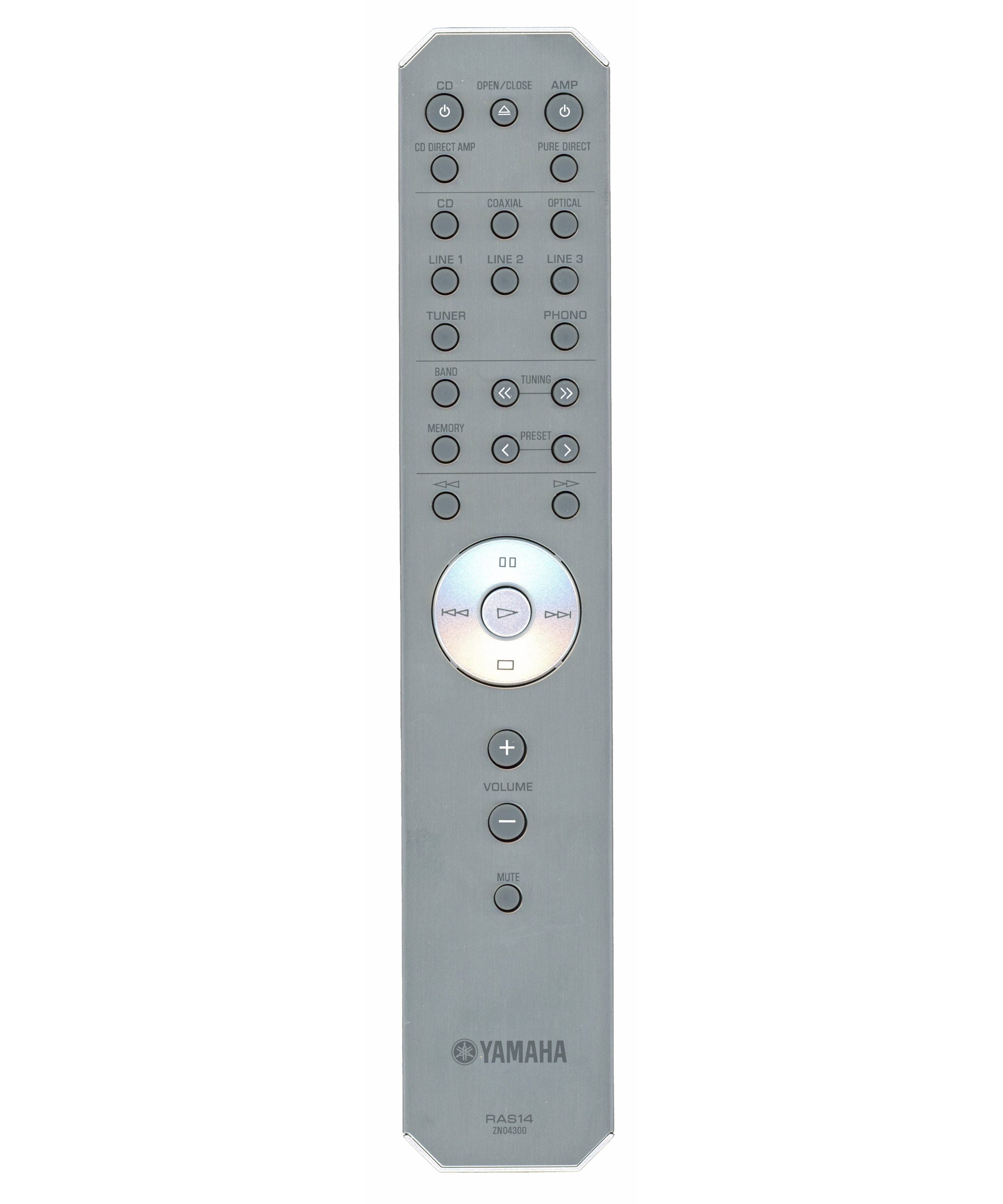 Yamaha RAS14 Audio Remote Control | A-S701ML - ZN043000