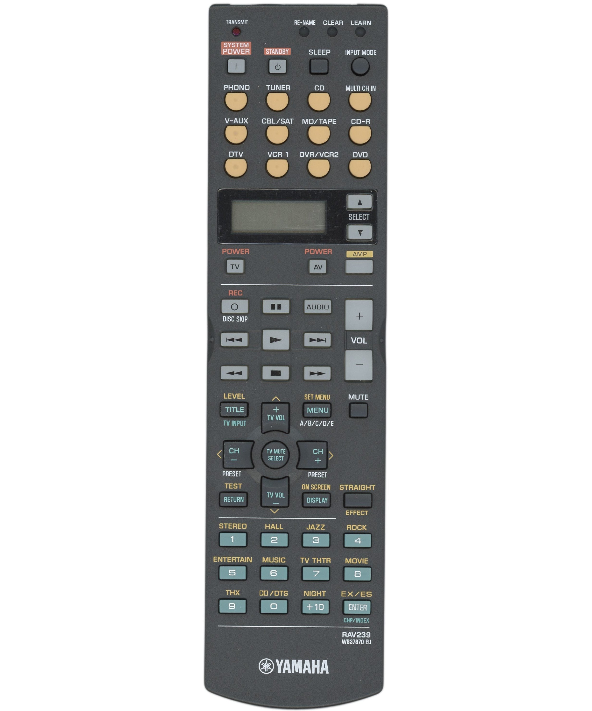 Yamaha RAV239 Receiver Remote Control