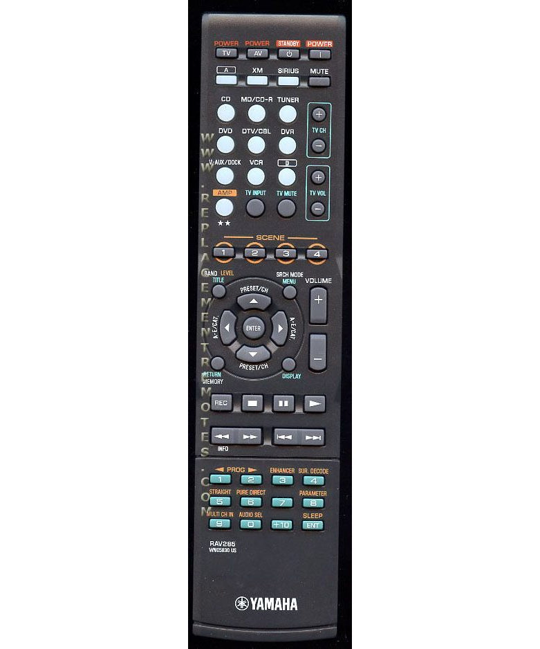 Yamaha RAV285 Receiver Remote Control