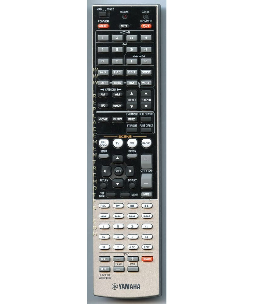 Yamaha RAV290 Receiver Remote Control