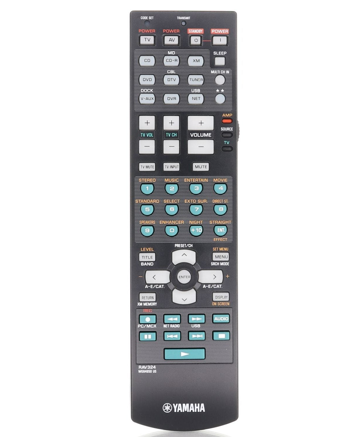 Yamaha RAV324 A/V Receiver Remote Control | HTR-N5060 - WG646500