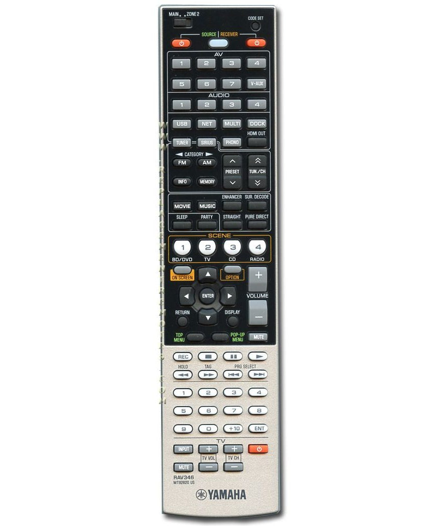 Yamaha RAV346 Receiver Remote Control