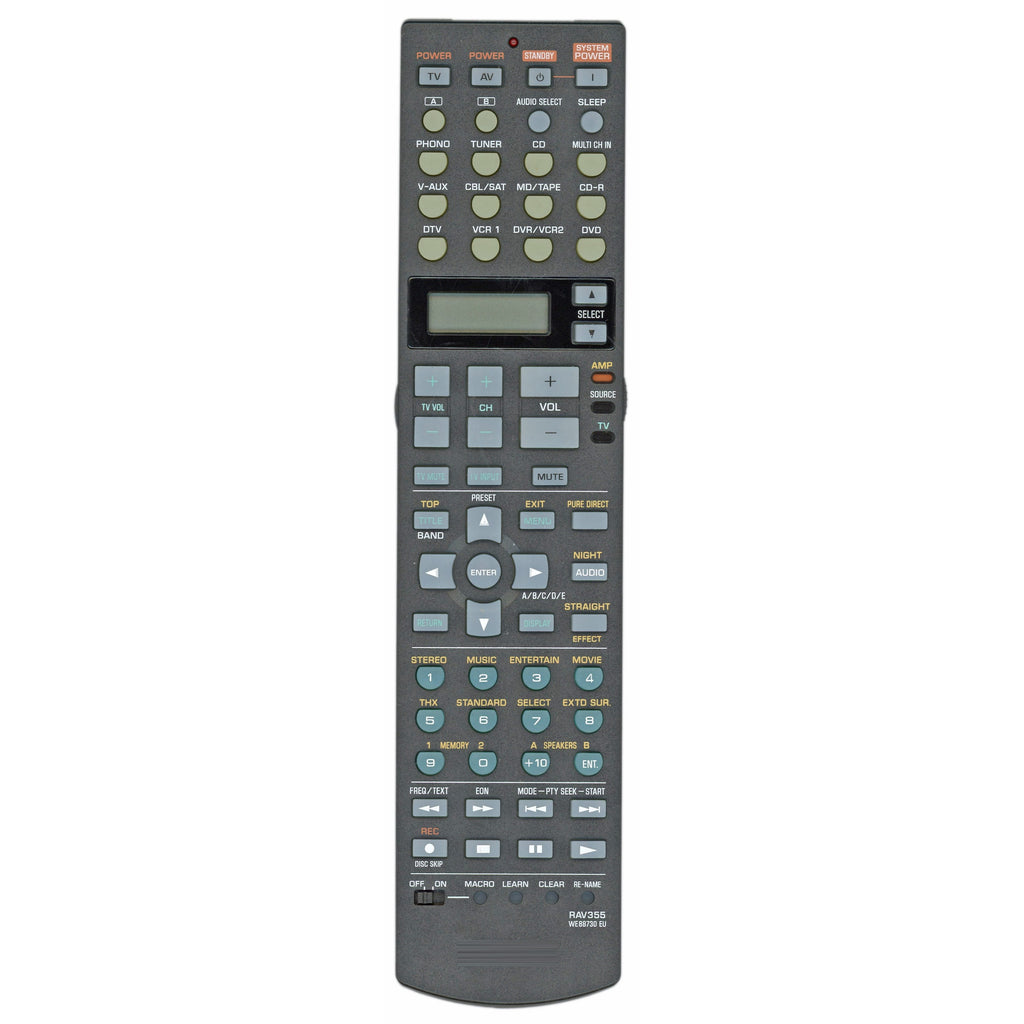 Yamaha RAV355 A/V Receiver Remote Control - WE88730EU