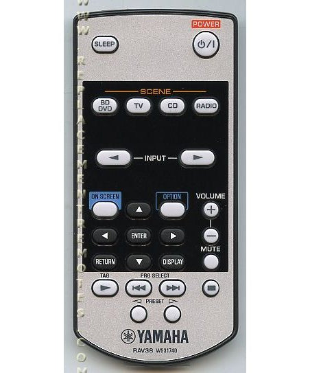 Yamaha RAV38 Audio Remote Control - WS317400