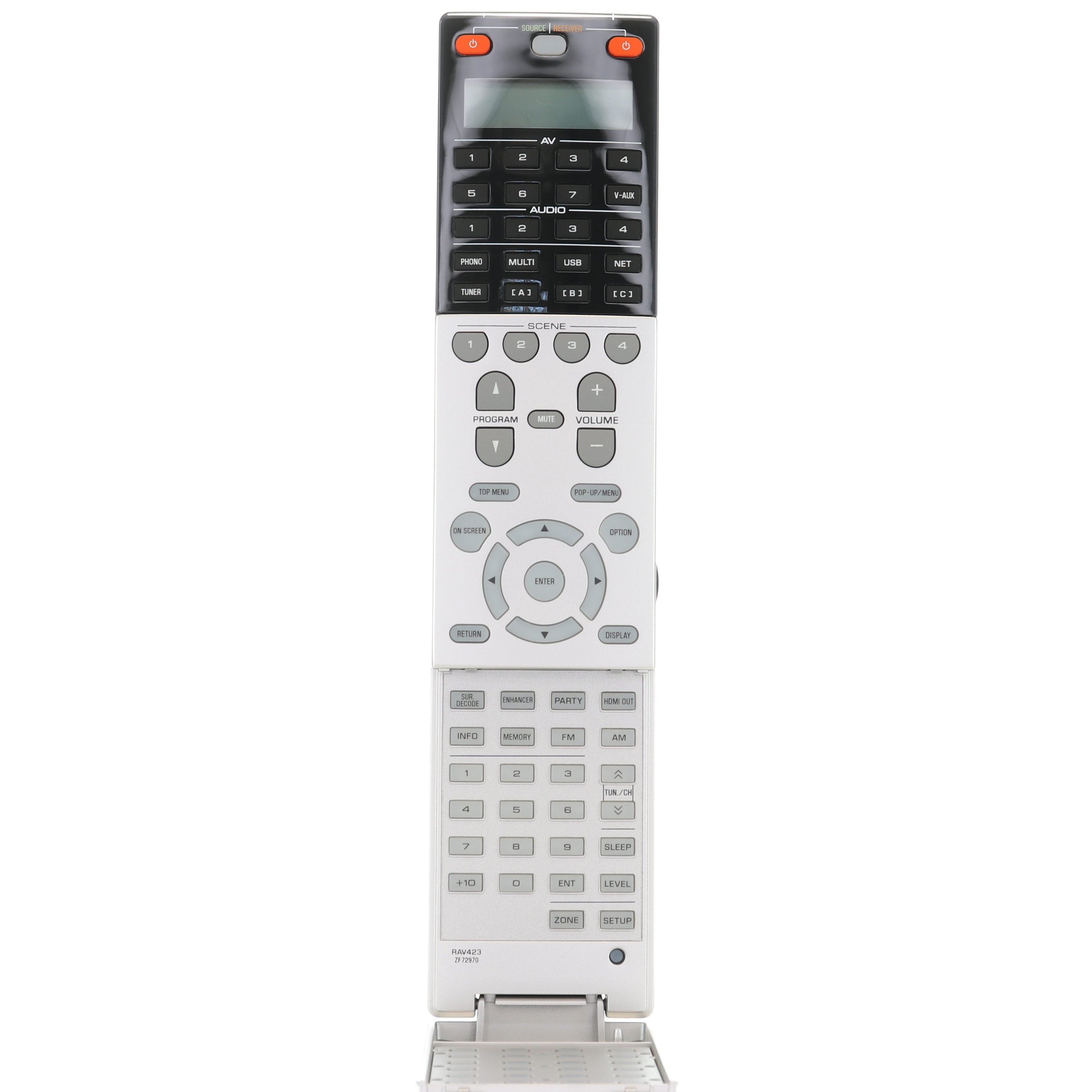 Yamaha RAV423 AV Receiver Remote Control | LCD Screen | Backlit - ZF729700
