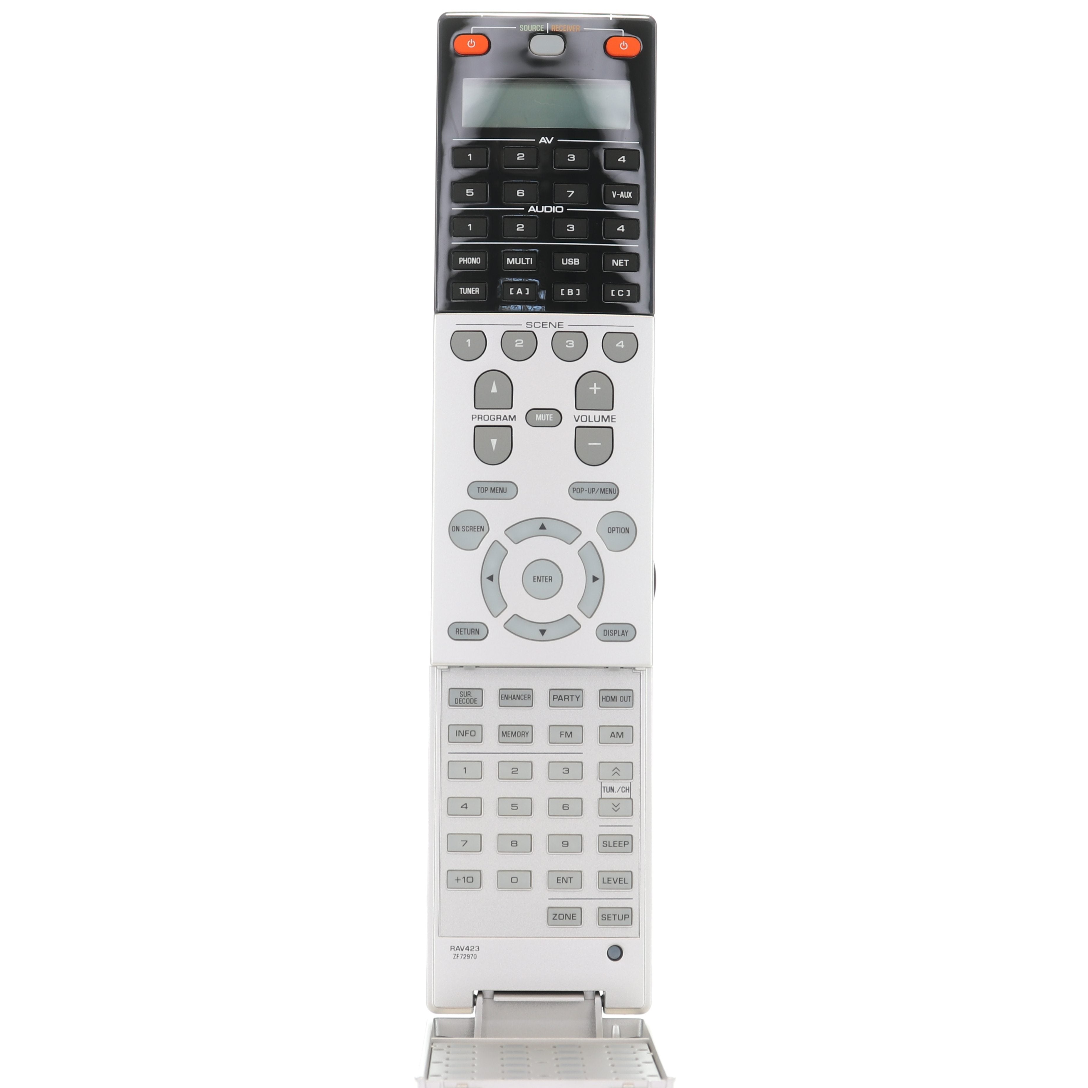 Yamaha RAV423 AV Receiver Remote Control | LCD Screen | Backlit - ZF729700