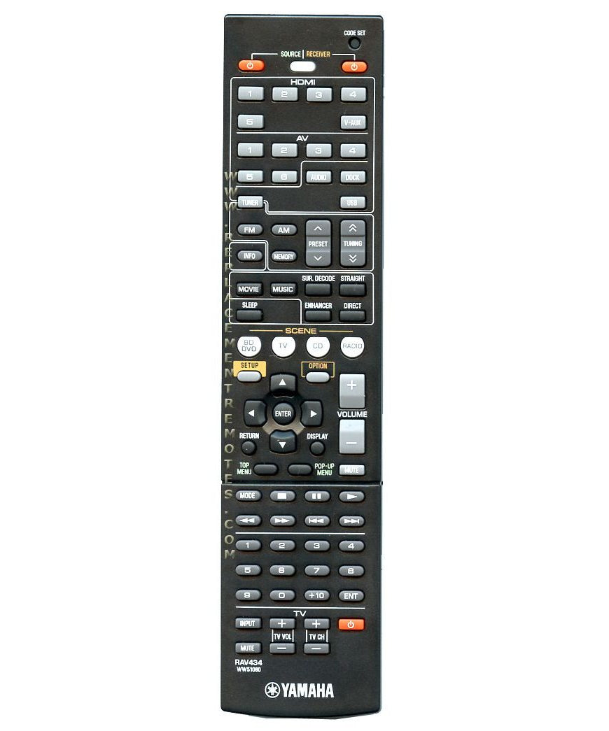 Yamaha RAV434 Receiver Remote Control