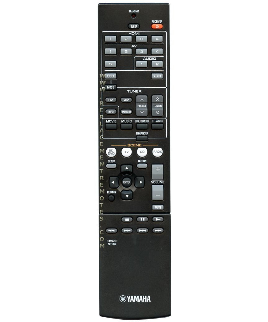 Yamaha RAV463 Receiver Remote Control
