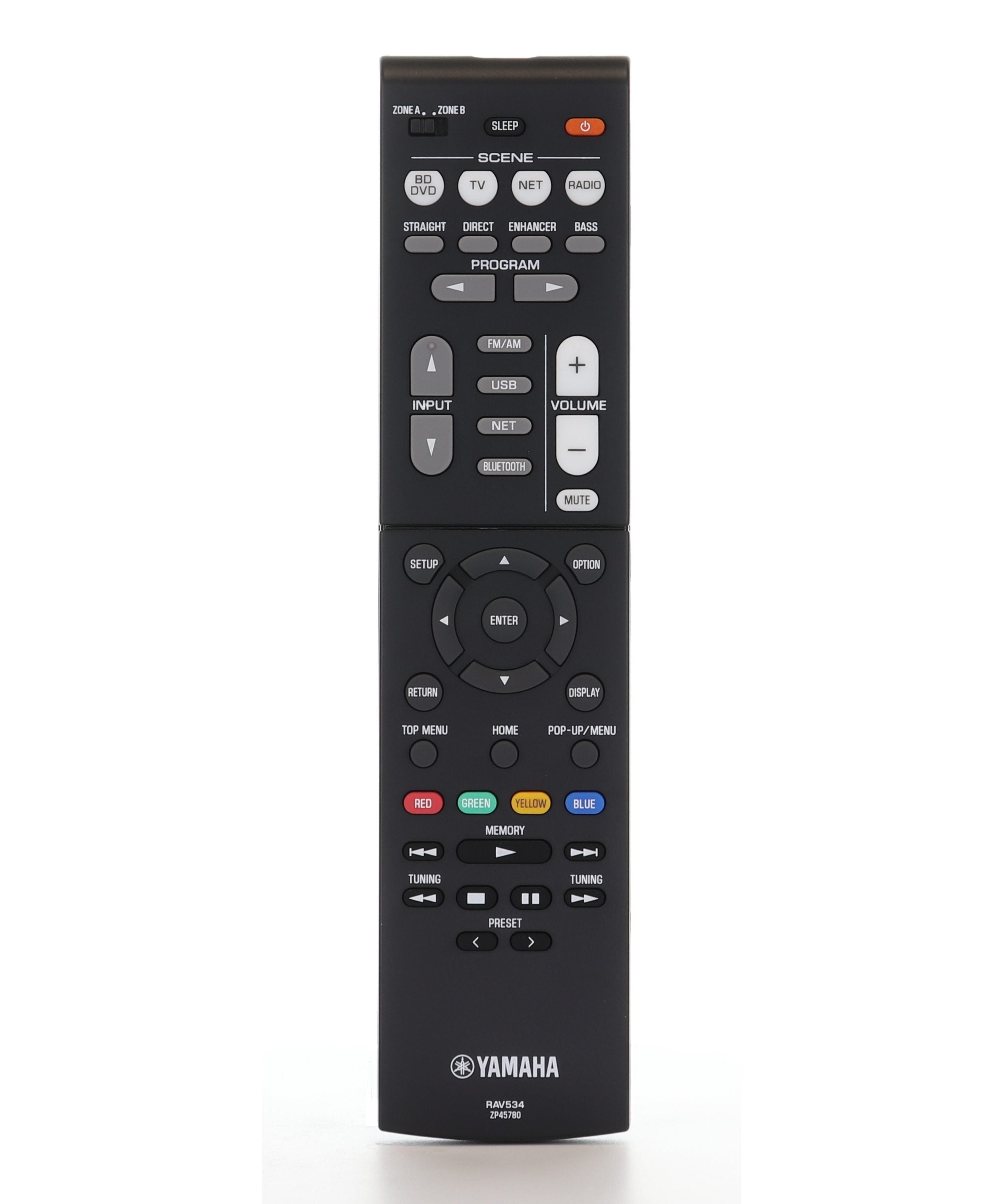Yamaha RAV534 A/V Receiver Remote Control - ZP457800