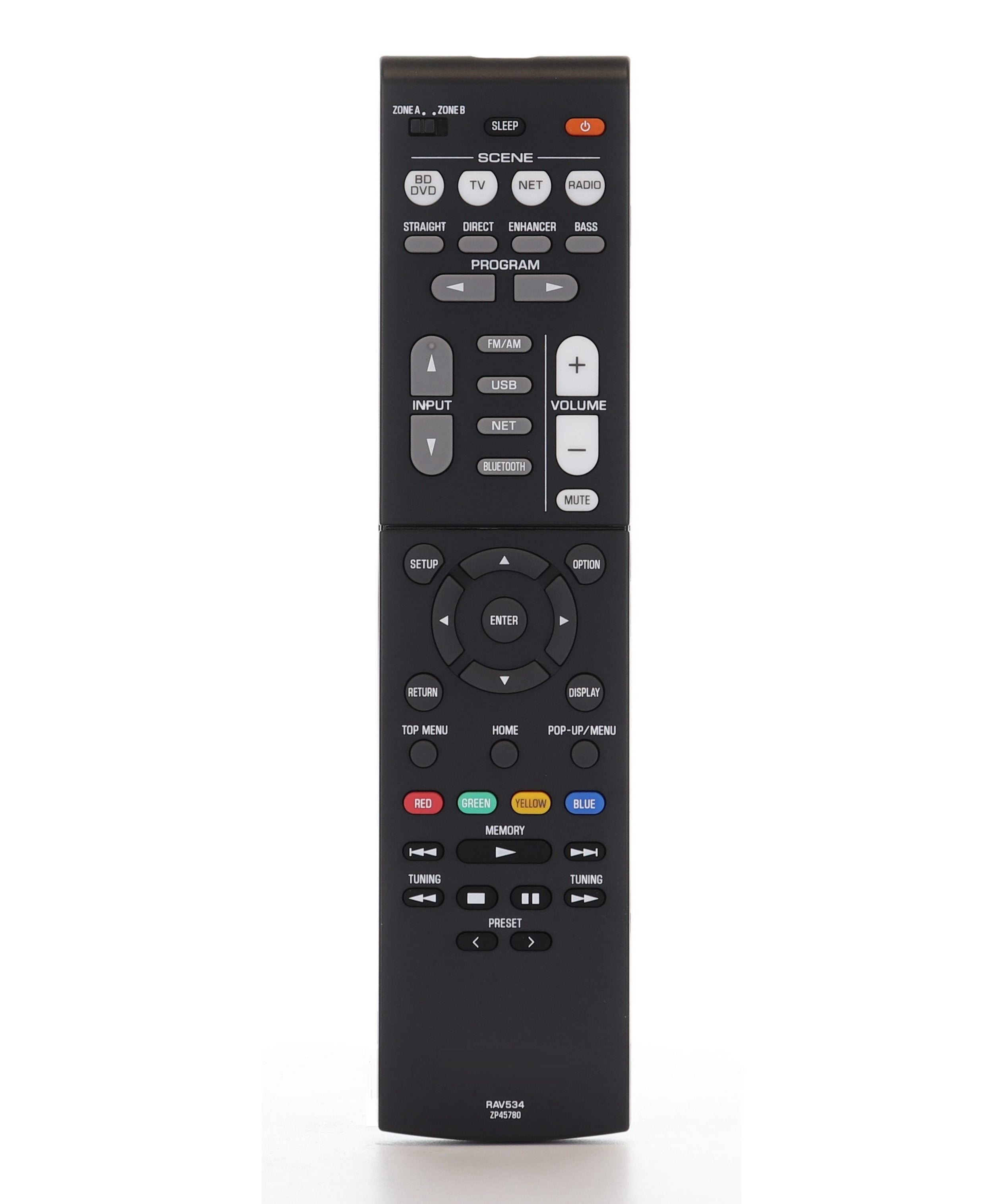 Yamaha RAV534 A/V Receiver Remote Control - ZP457800