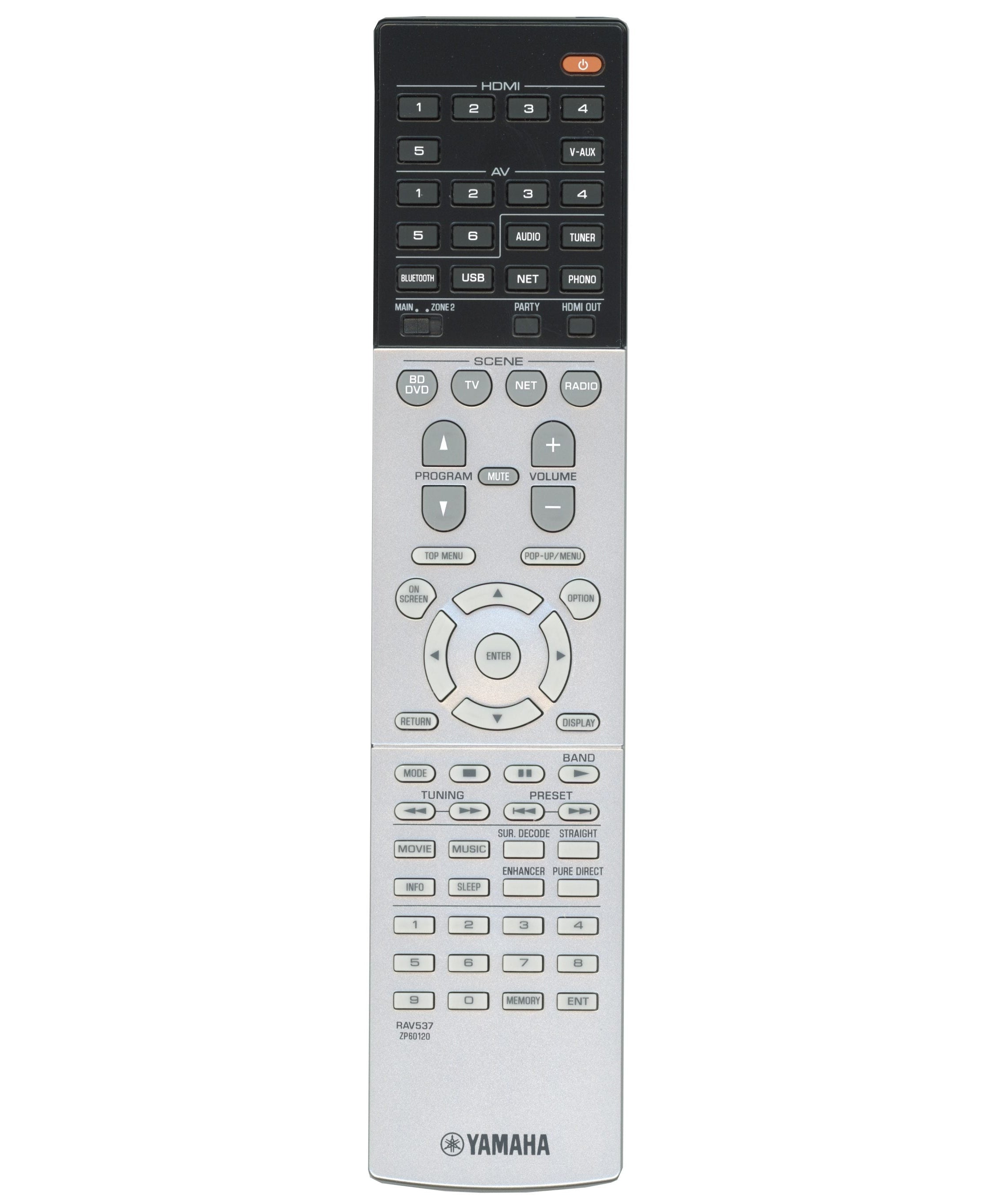 Yamaha RAV537 7.2-Kanal AVENTAGE Netzwerk-AV-Receiver Fernbedienung - ZP601200