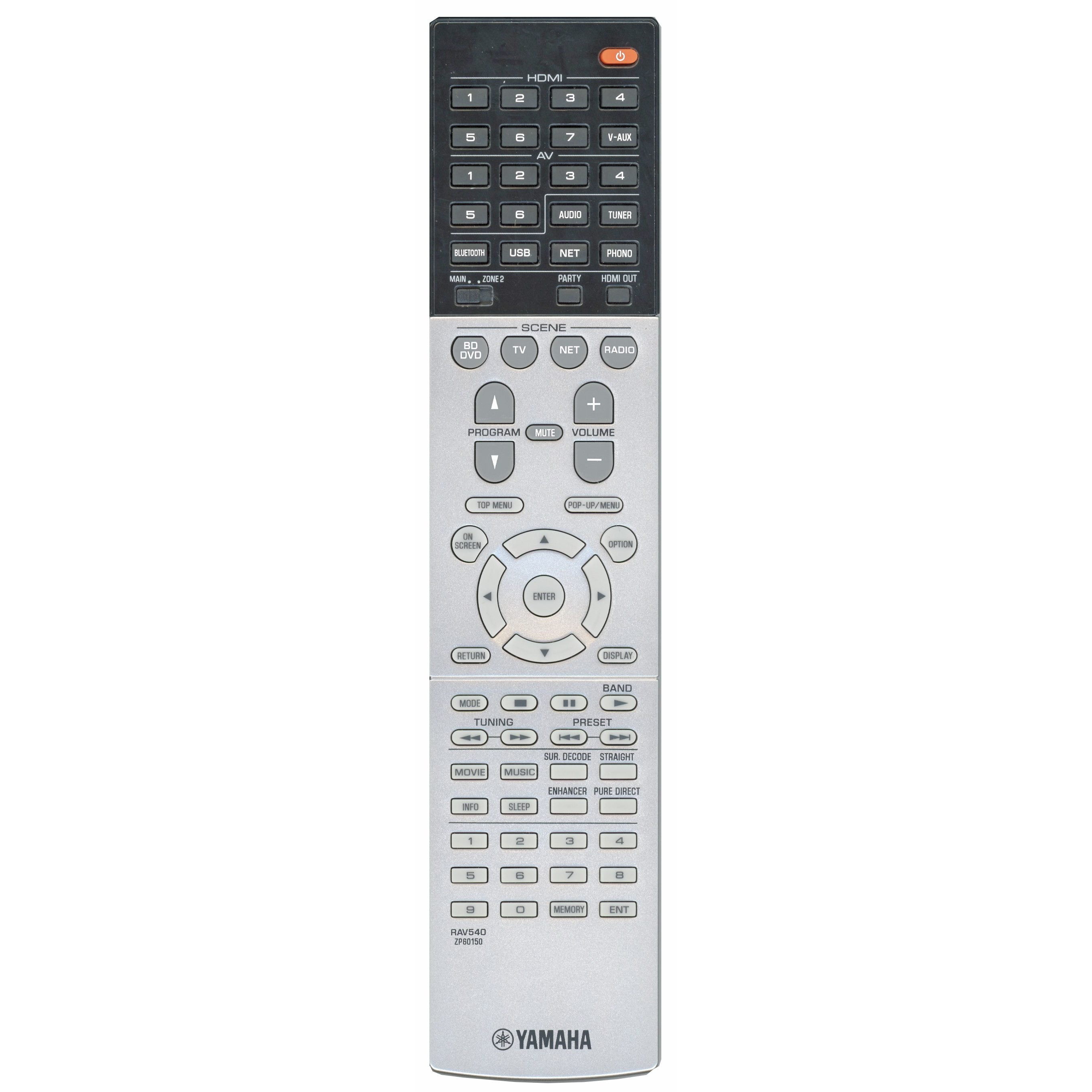 Yamaha RAV540 Receiver Remote Control